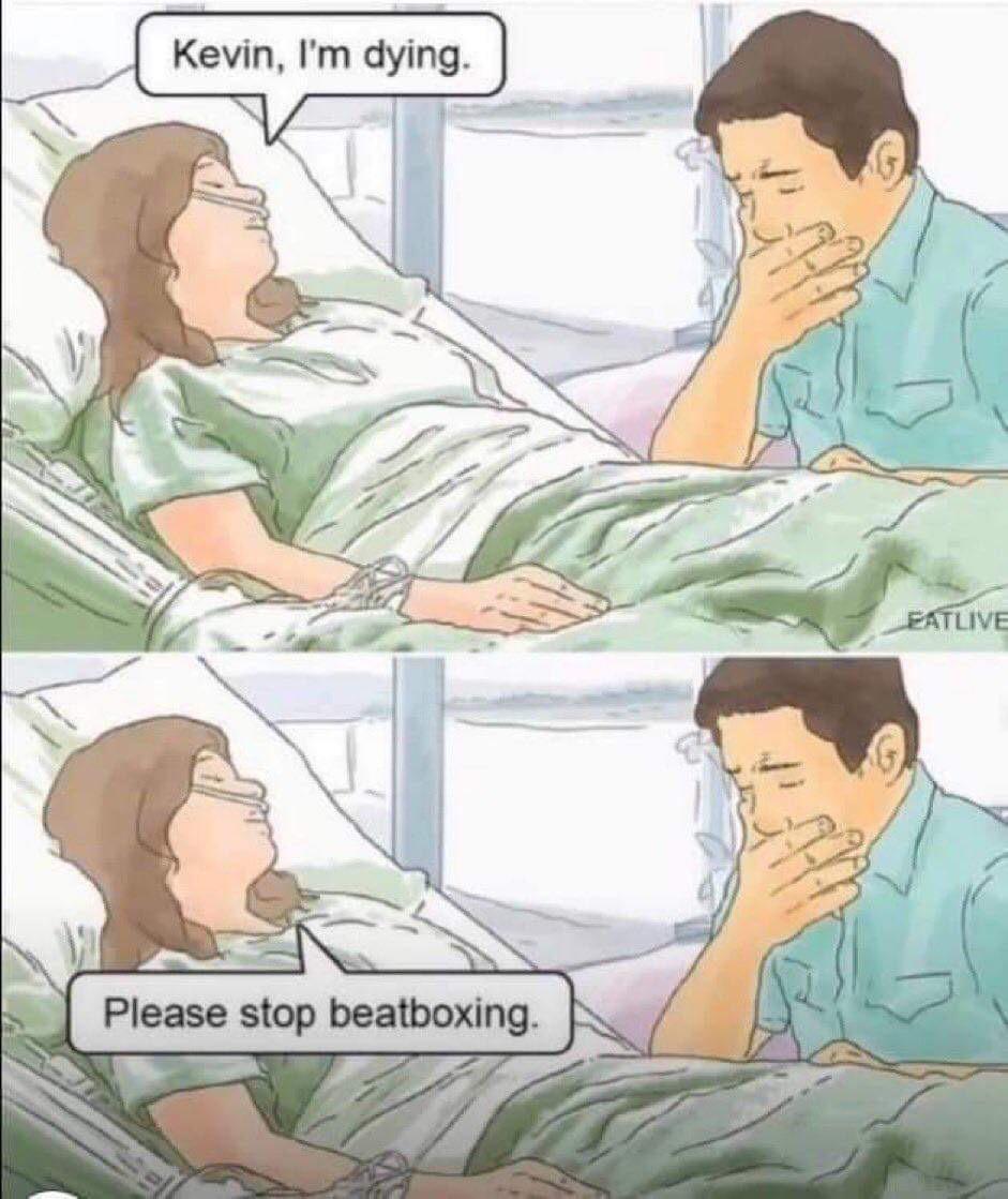 Please stop beatboxing meme