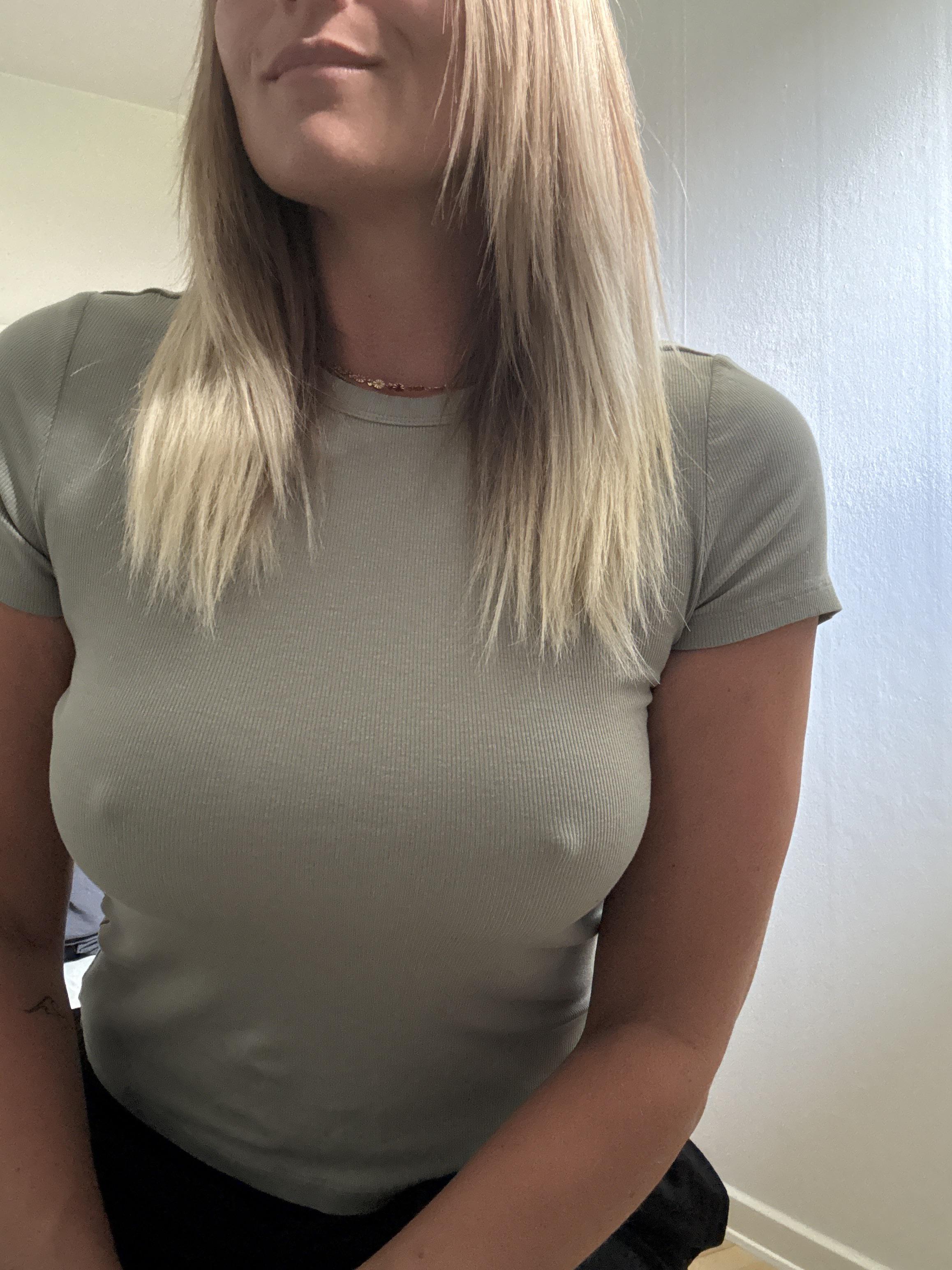 Braless mature