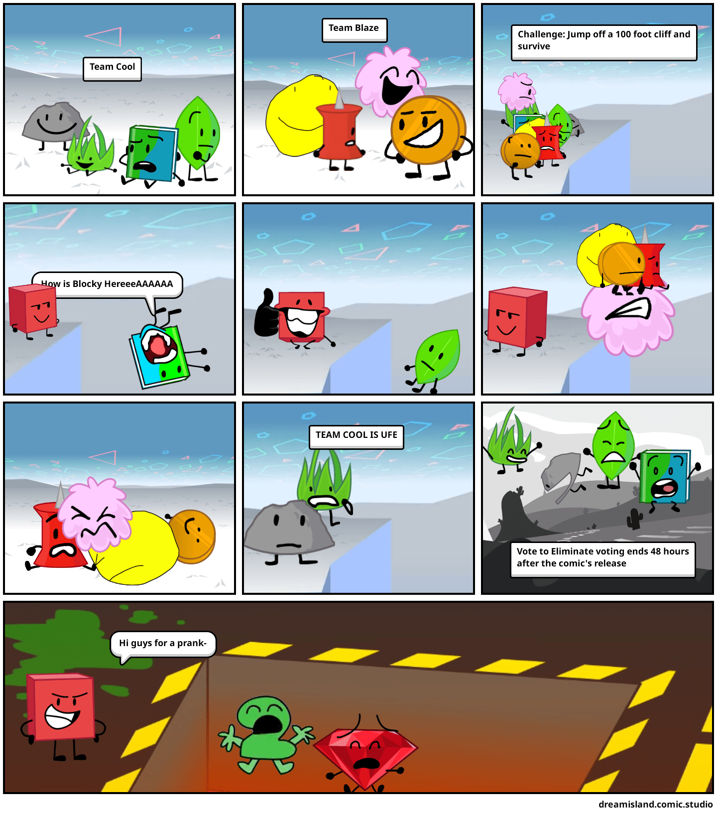 Bfdi comic