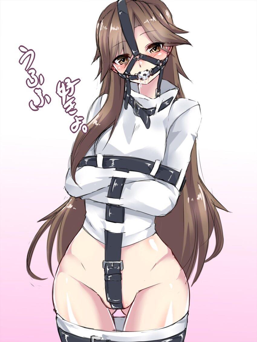 Anime straitjacket bondage