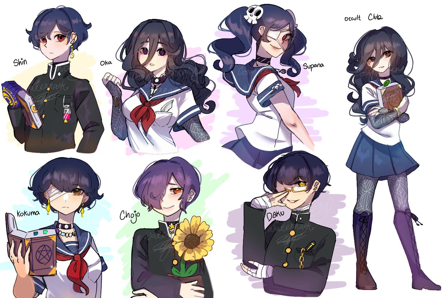 Occult club members yandere simulator