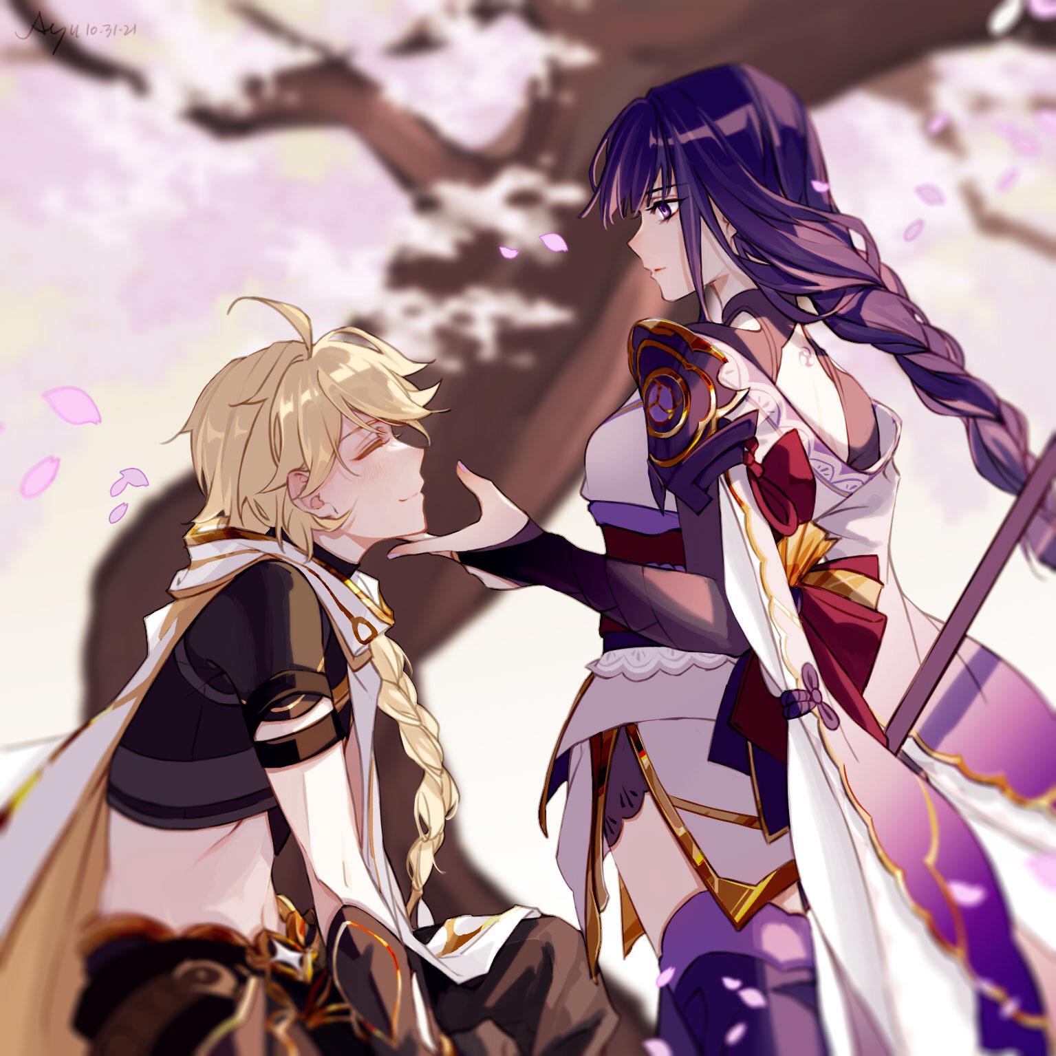 Raiden shogun x aether