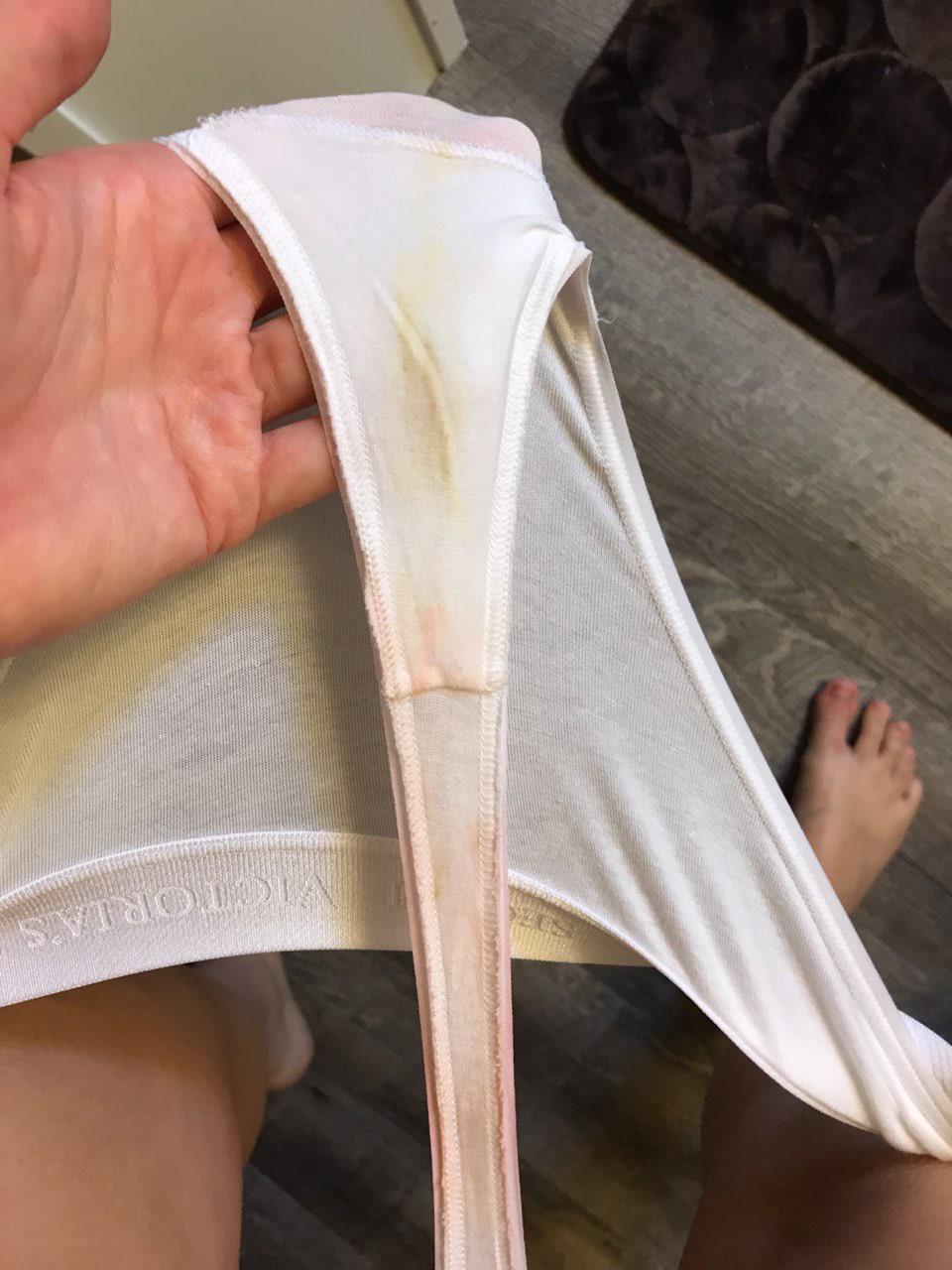 Dirty white panties