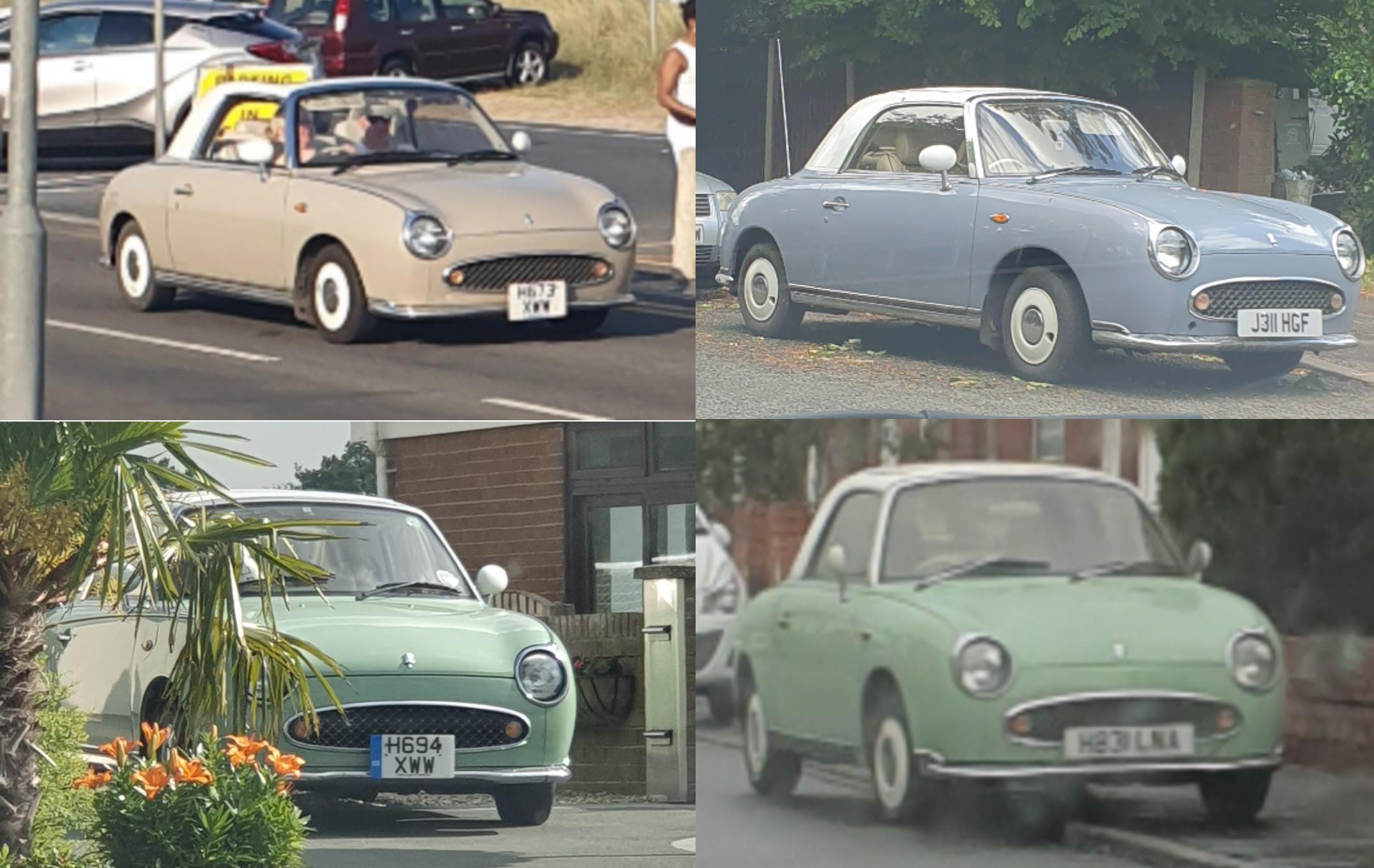 Nissan figaro colors