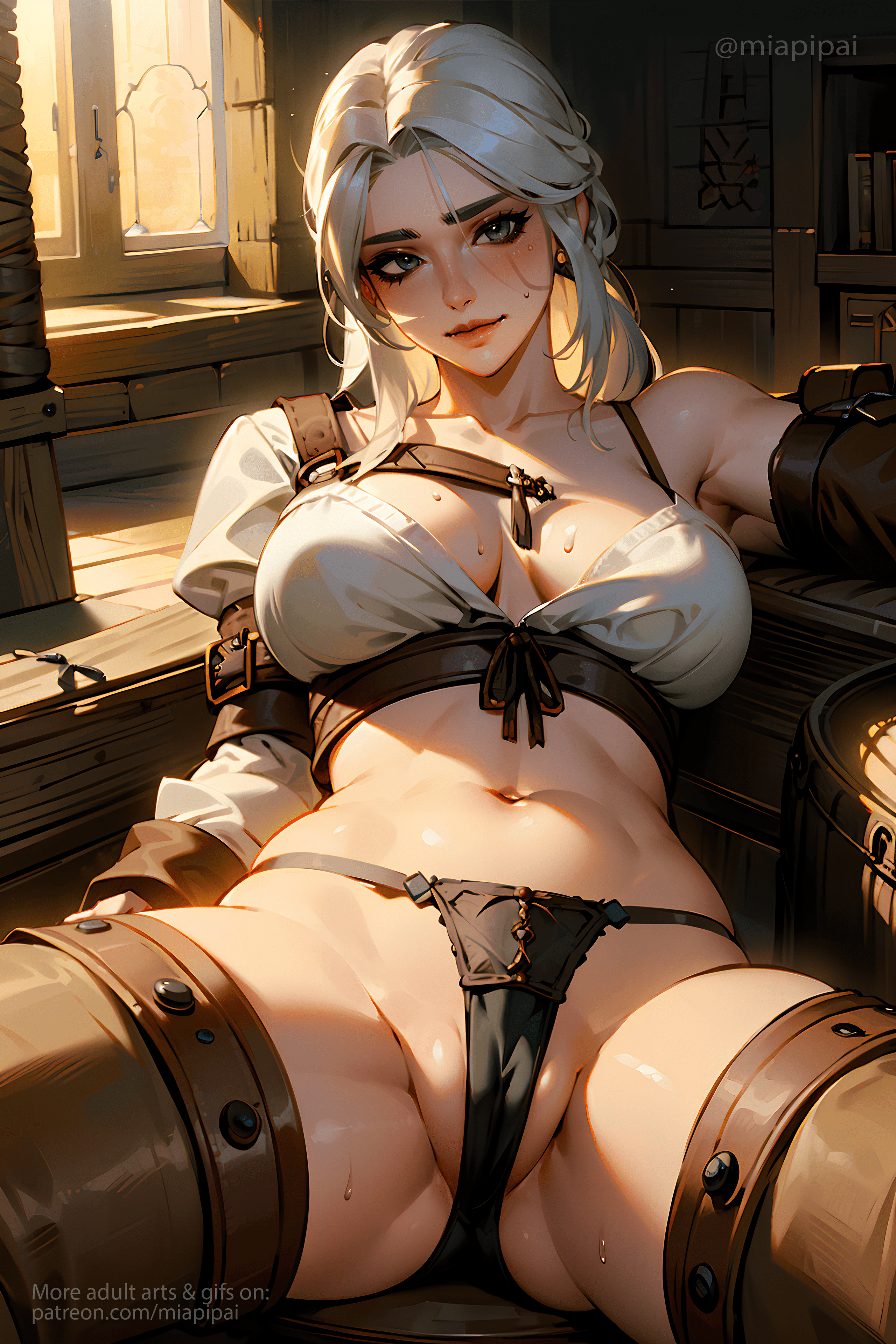 Ciri in anime style (by miapipai) : rWitcher_NSFW Witcher alp