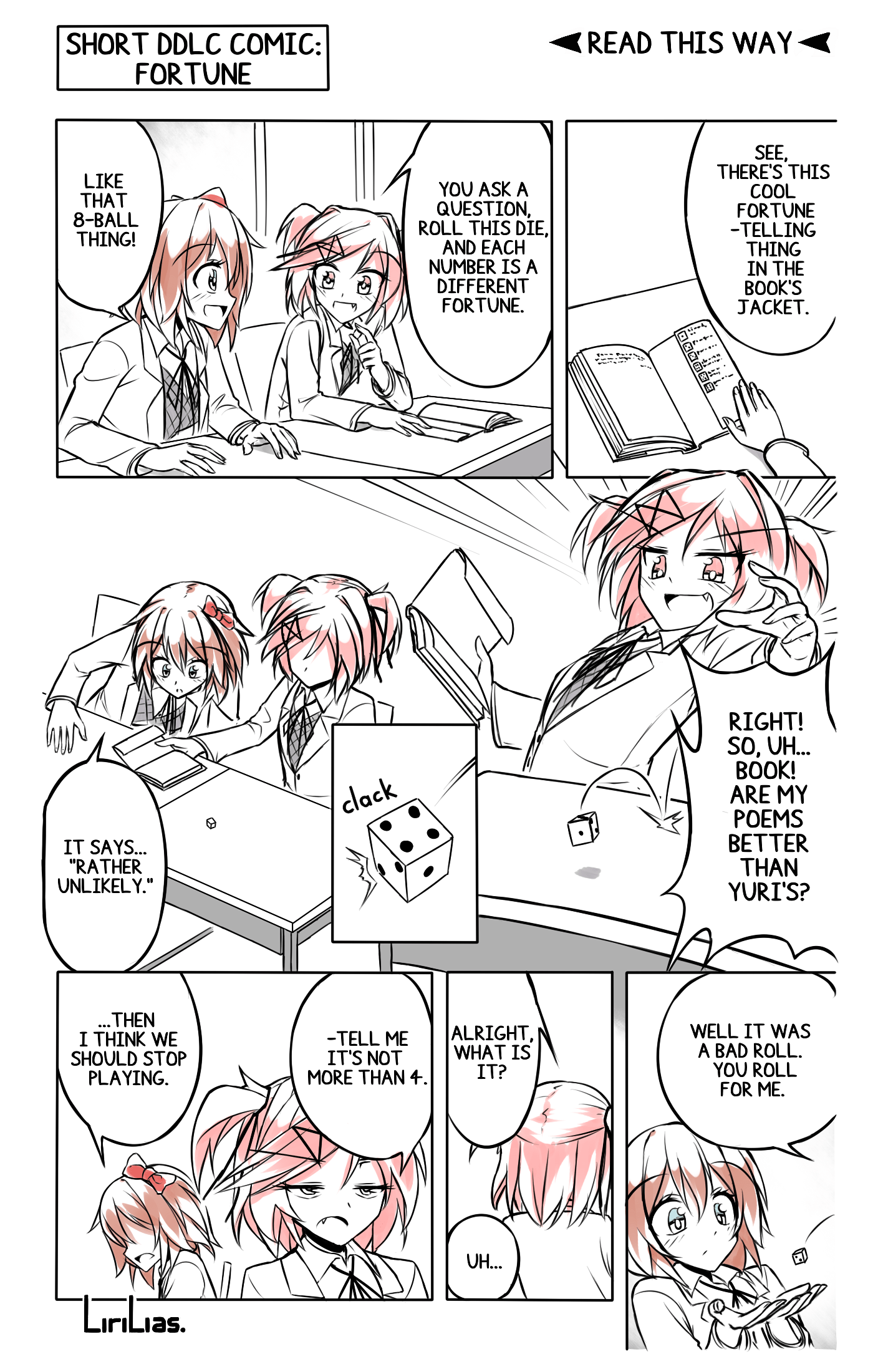 Doki doki literature club comics