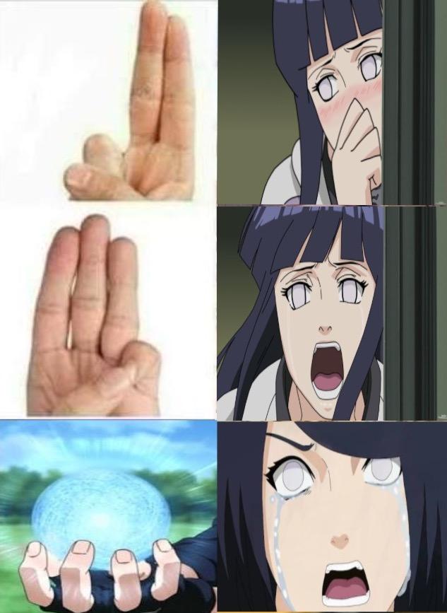 Hinata knows her place dv89