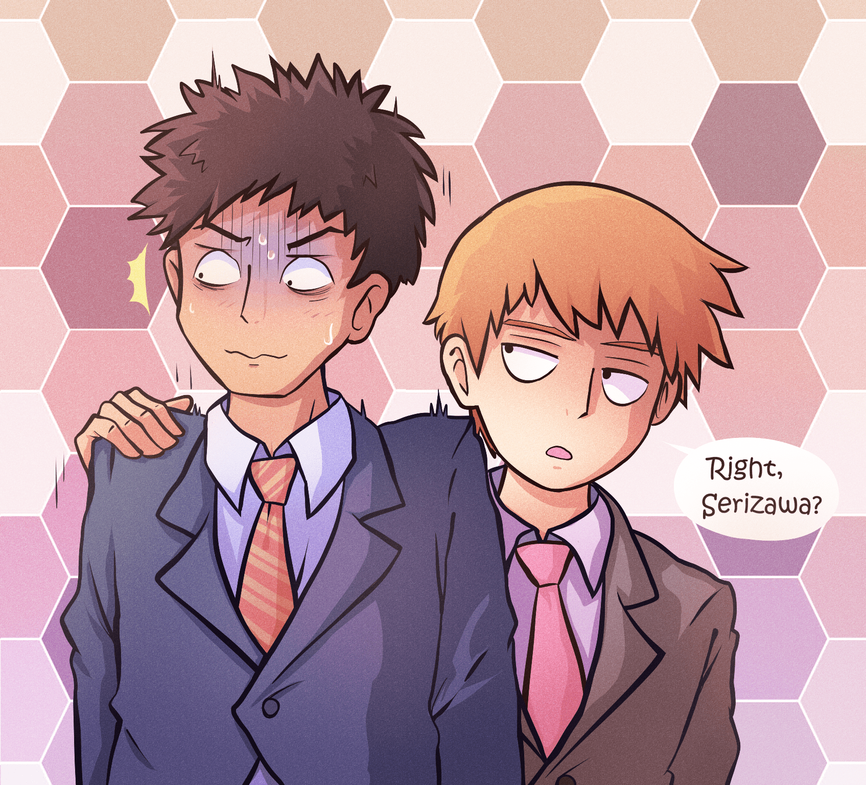 Mob psycho 100 reigen x serizawa