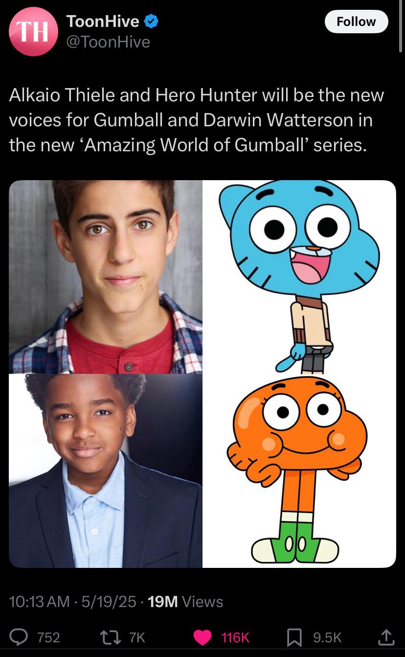The amazing world of gumball the voice
