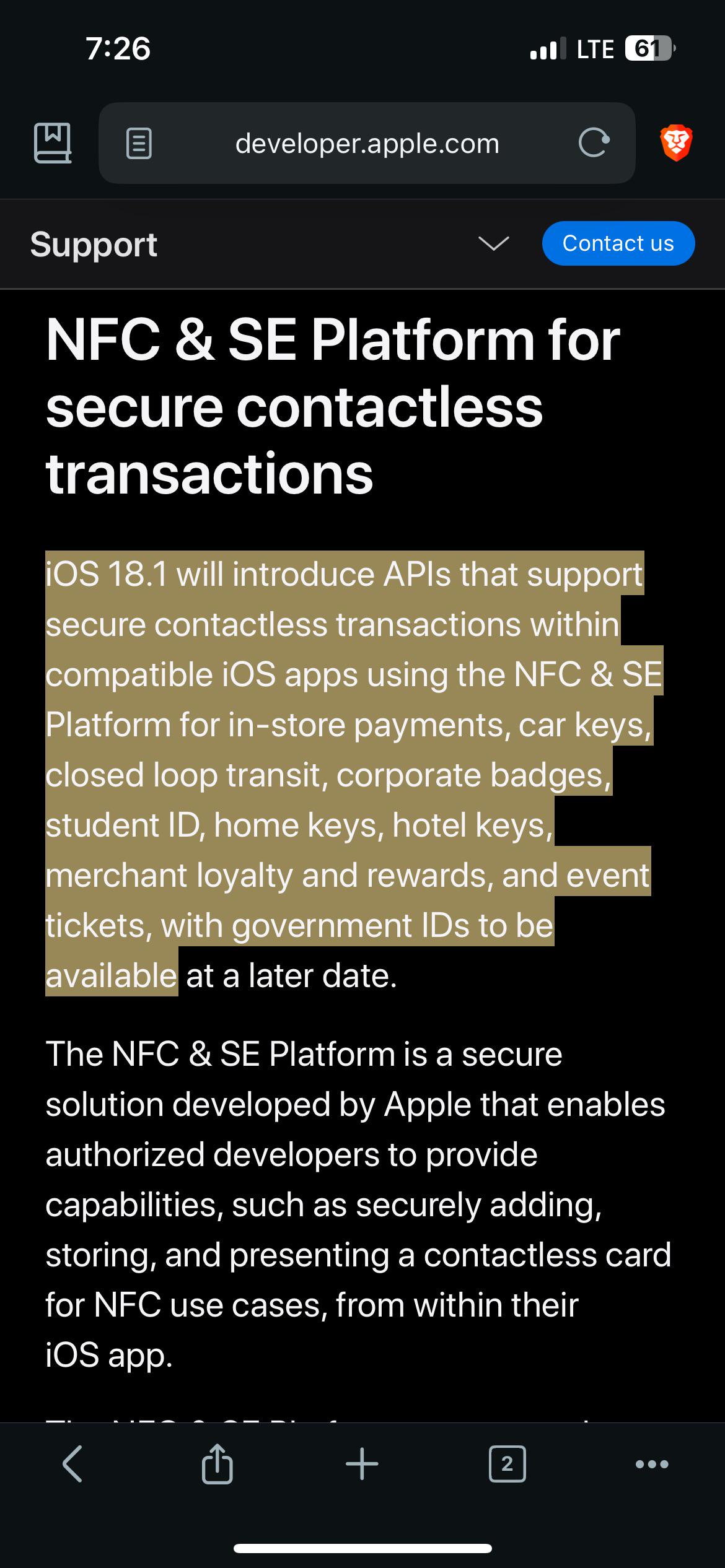 Apple finally opens NFC: Indian iPhone users can finally tap to pay! :  rCreditCardsIndia
