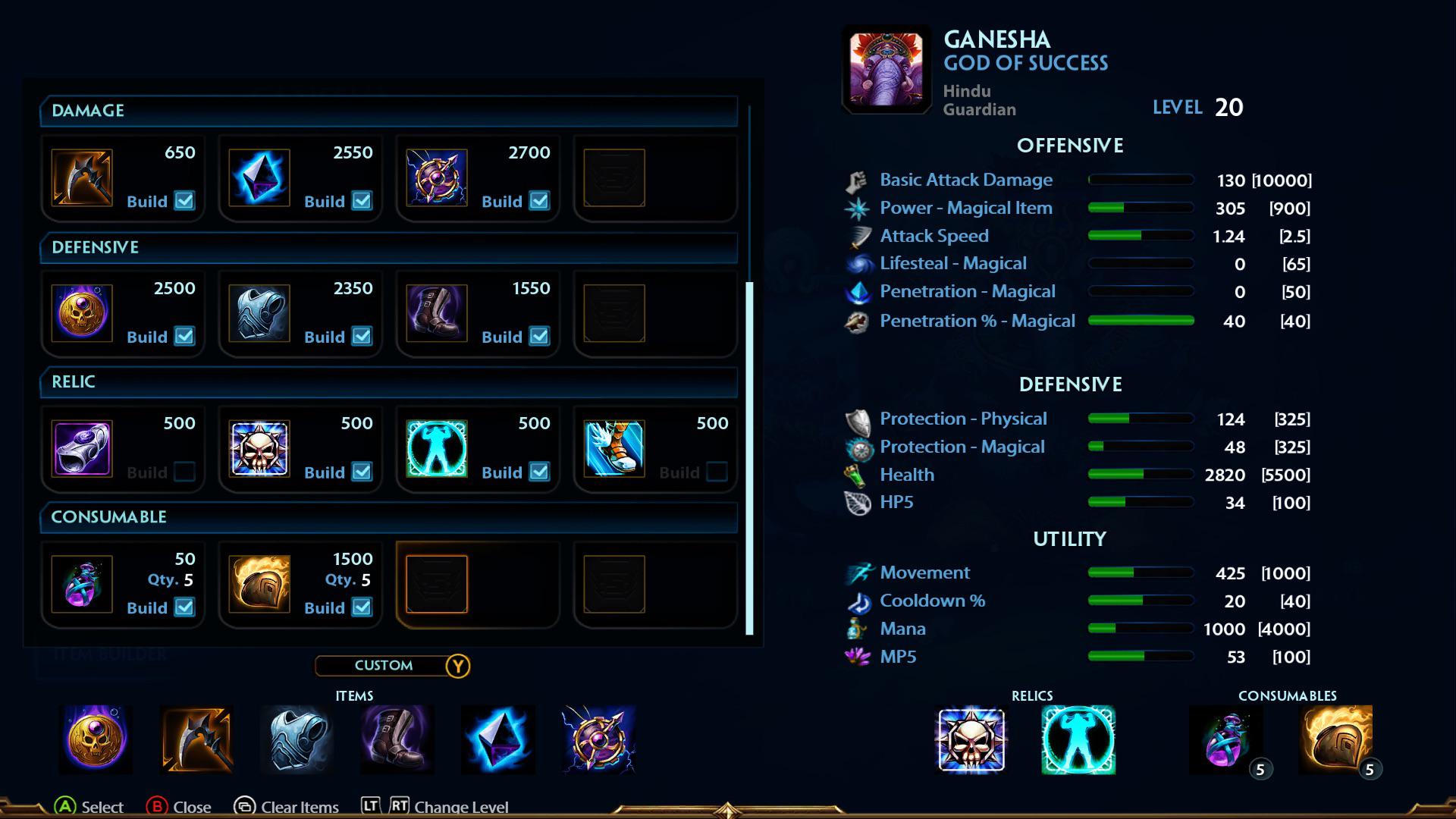 Smite ganesha build