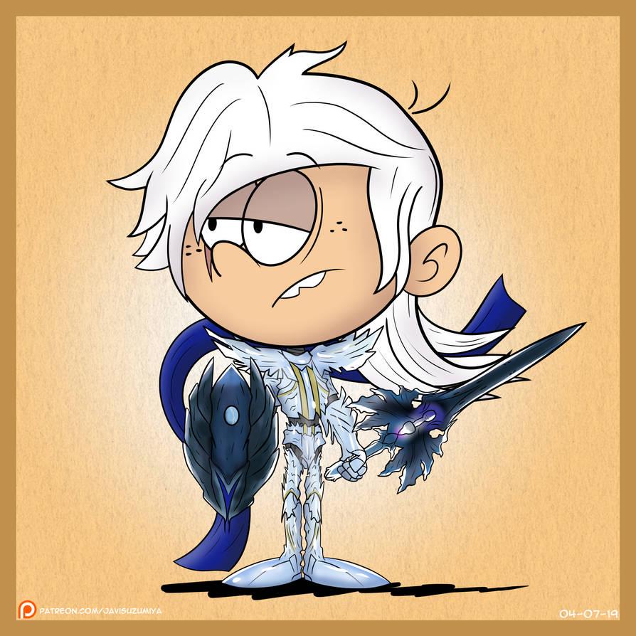 Lincoln as Siegfried from Soulcalibur (Art by JaviSuzumiya) : rtheloudhouse Javisuzumiya loud house