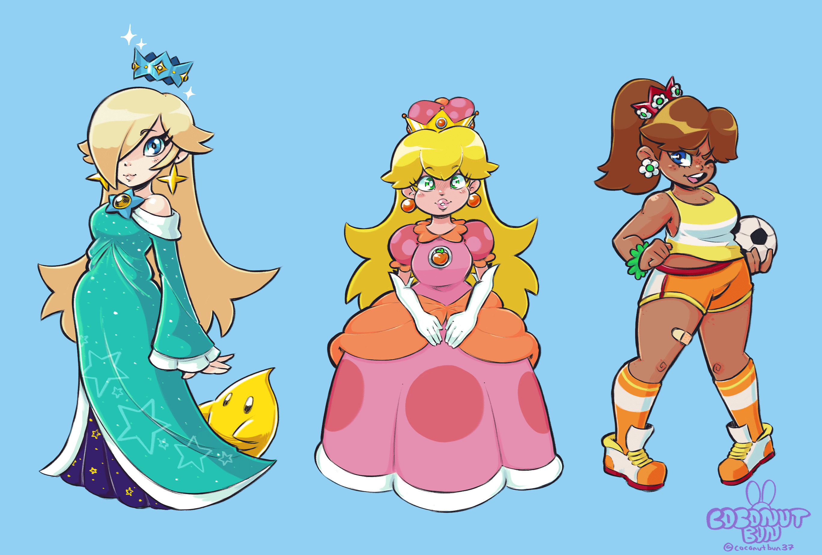 Rosalina and princess peach harddegenerate