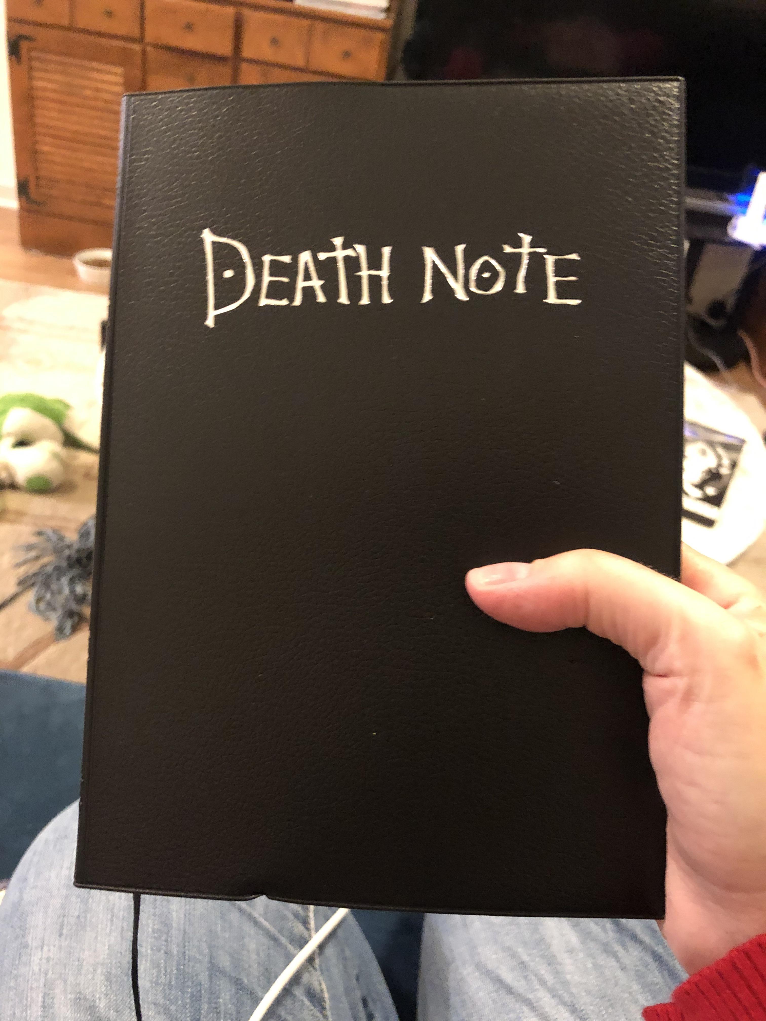 My Death Note Notebook Came🥰 : R/Deathnote 4032_x_3024_jpg