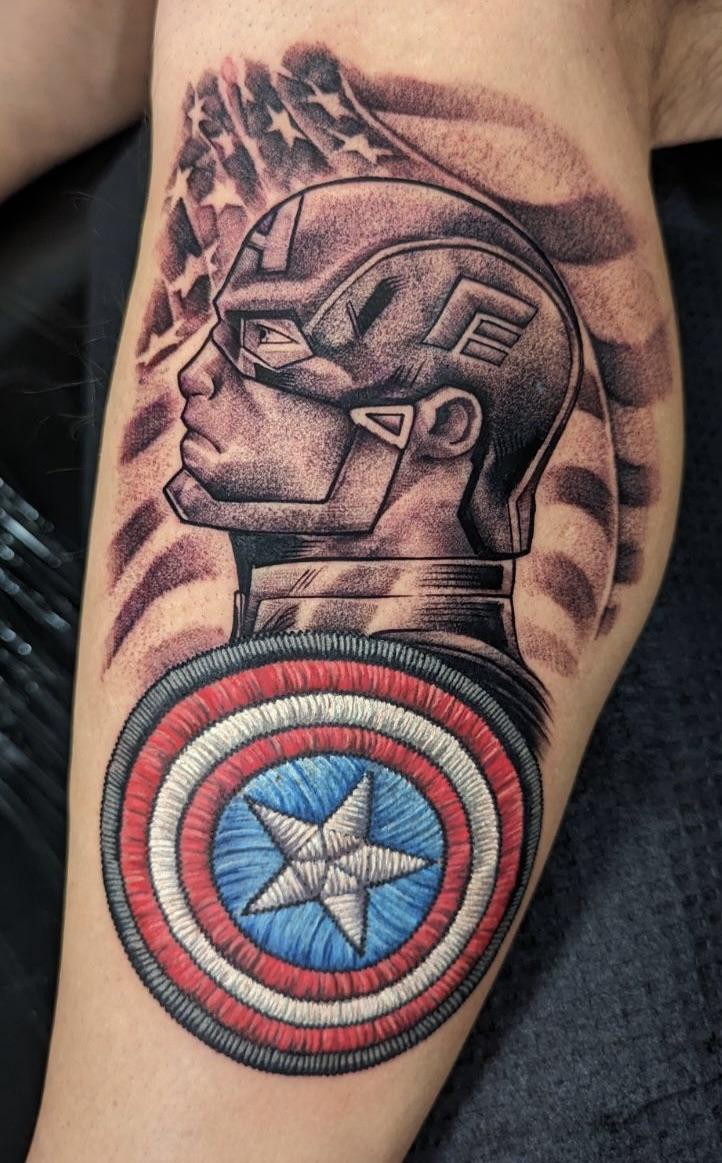 Tatouage captain america