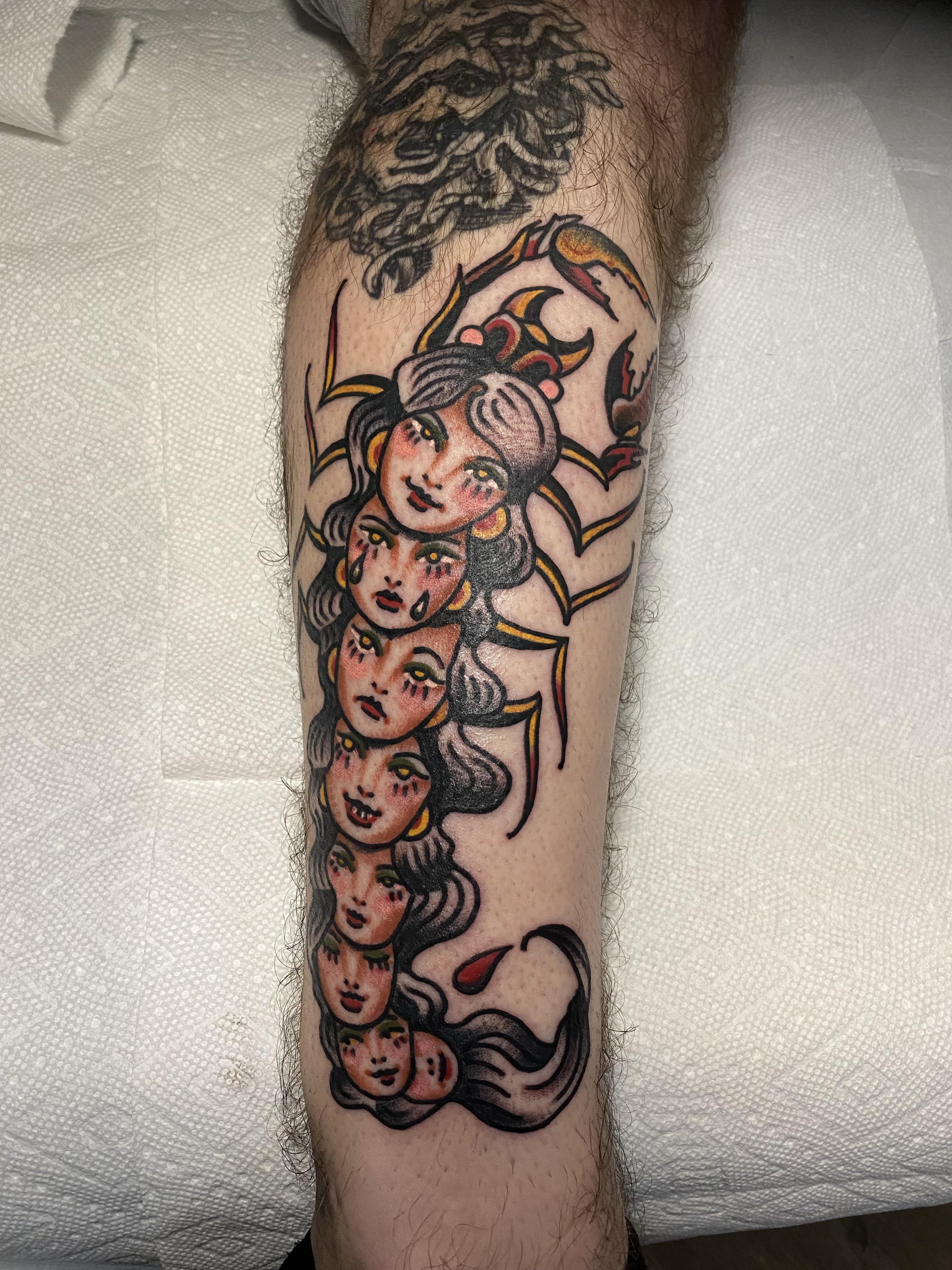 Lady Scorpion (Fresh) Done By Grace Lamorte, Springstreet Tattoos, Jeffersonville, Indiana : R/Tattoos 4032_x_3024_jpg