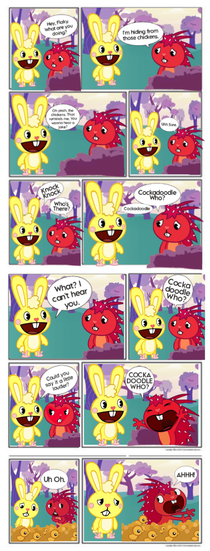 Happy tree friends comic
