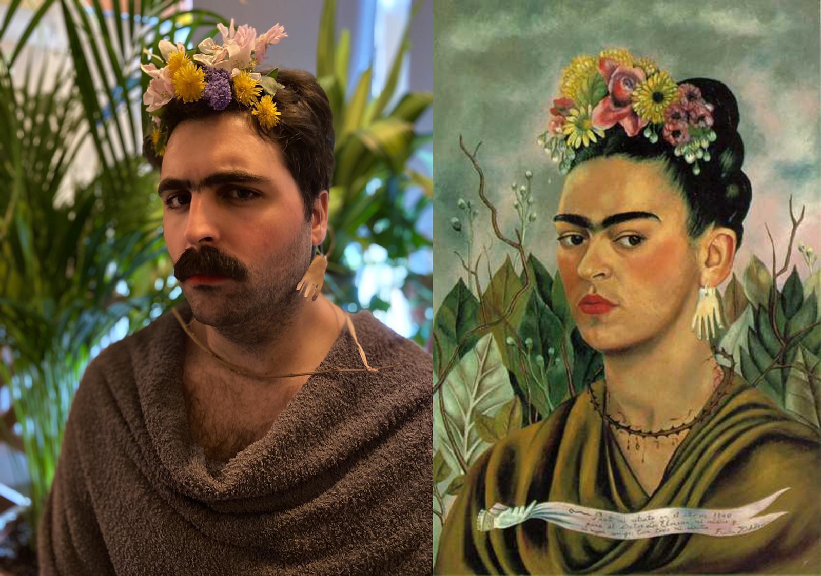 Frida Kahlo Self Portrait Dedicated To Dr Leo Eloesser 1940 R Gettymuseumchallenge