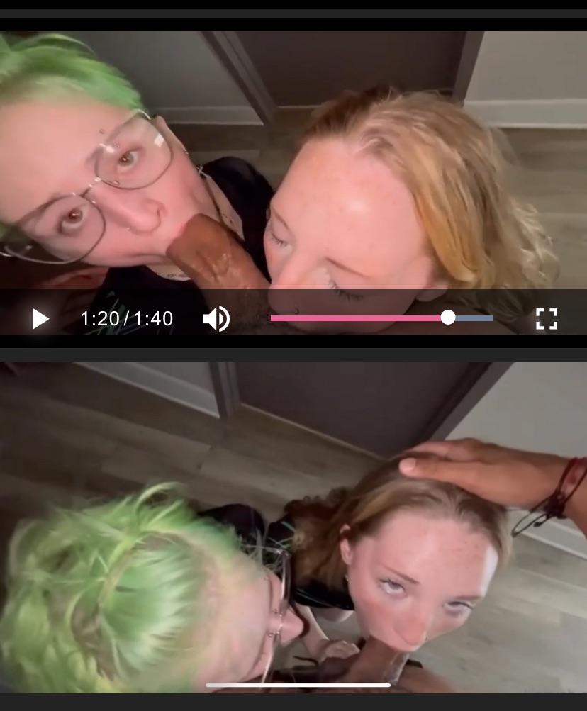 Altbeyx threesome blowjob