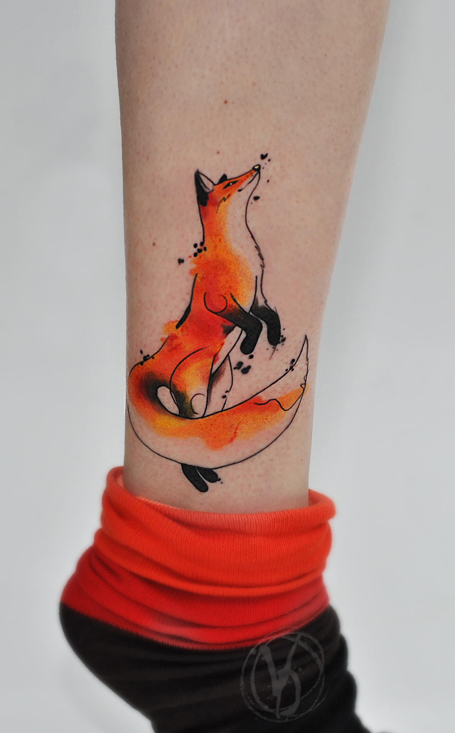 I've Been Asked A Lot About How Colored Tattoos Age. Here's The Example Of A Tattoo Made By Me Few Years Ago. First Pic - Fresh Tattoo, Second - One Year Later. 2531_x_1572_jpg