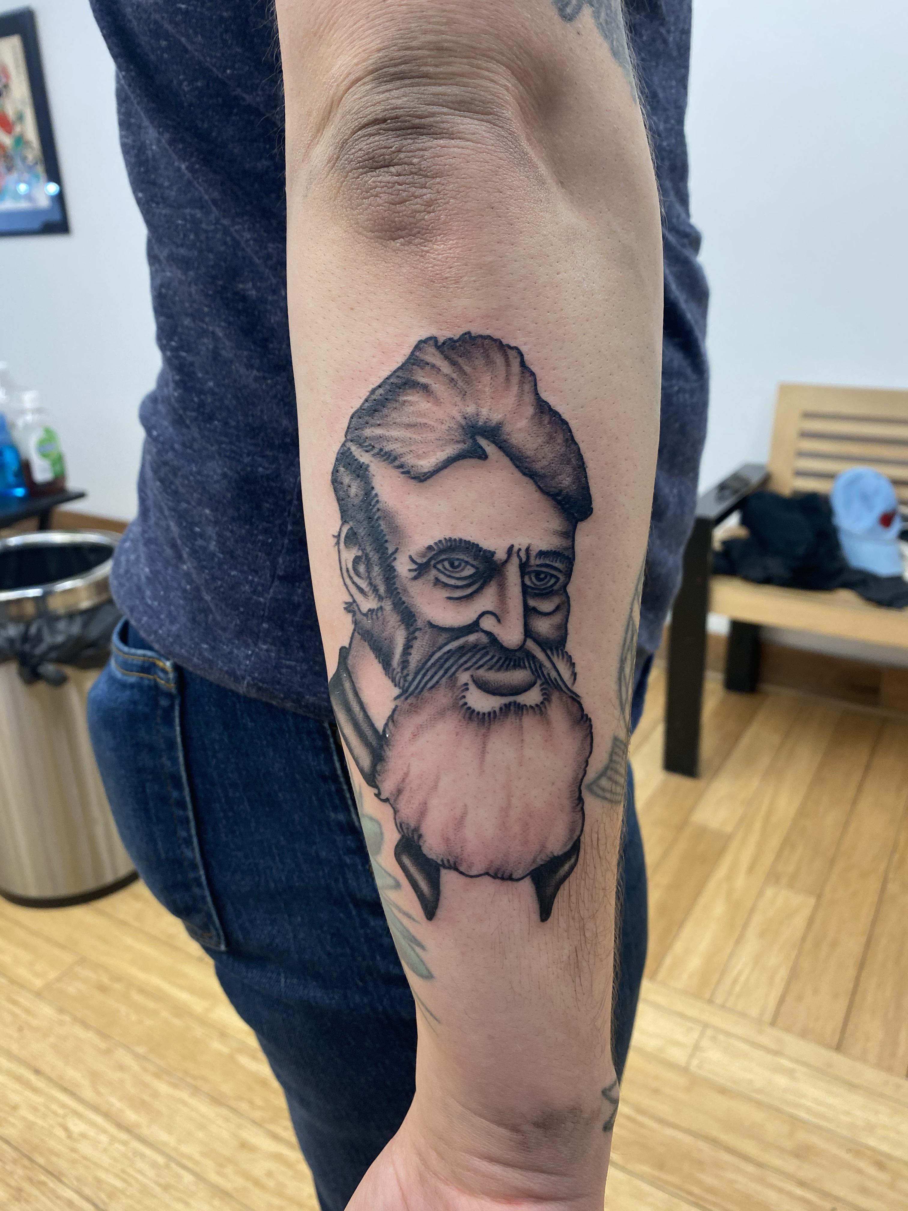 John Brown (1800-1859) I Finally Got A Tattoo Of My Hero. I Also Gave My Artist A Mini History Lesson. Fun Was Had By All. : R/Chaoticgood 4032_x_3024_jpg