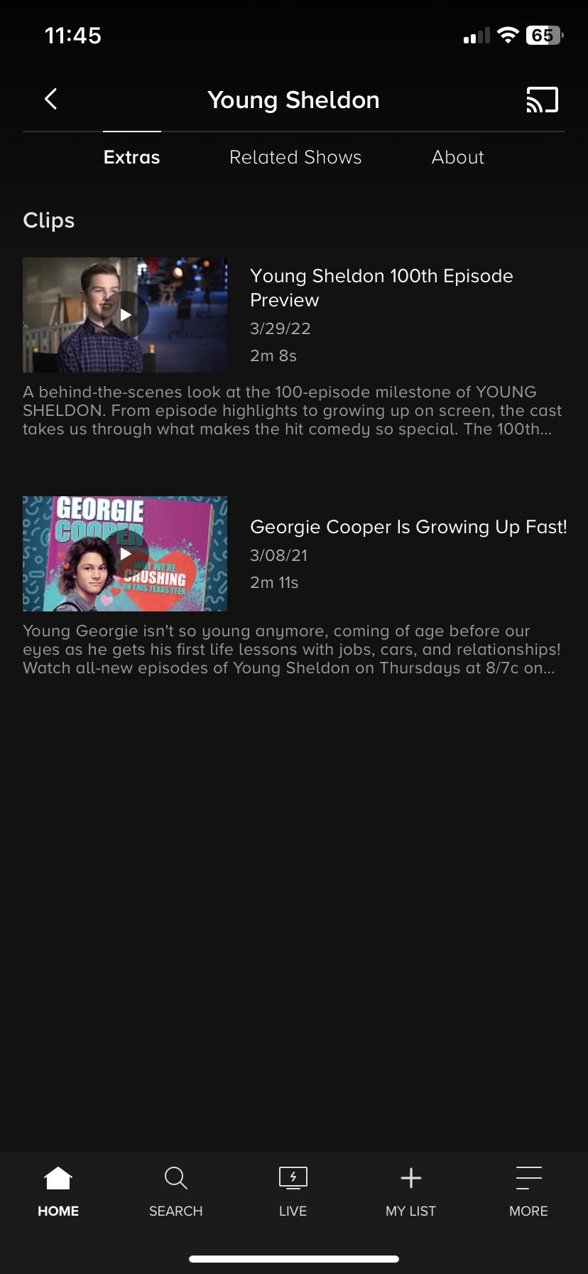 Why isn't young sheldon on paramount plus