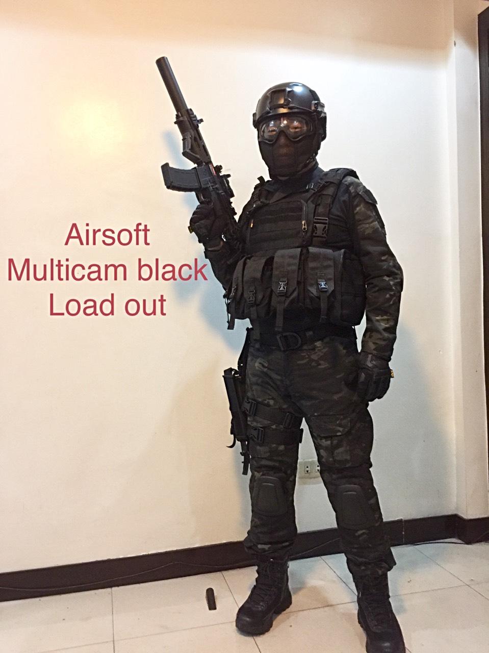 Airsoft loadout black