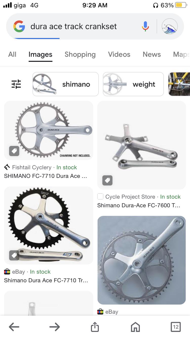 Why are these Dura Ace cranks so popular with track sprinters? : rVelo