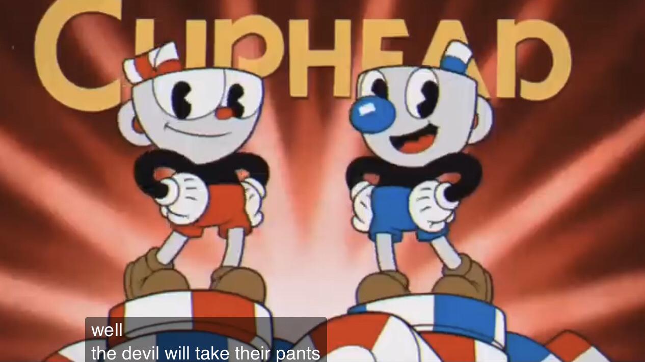 Evil cuphead and vile mugman