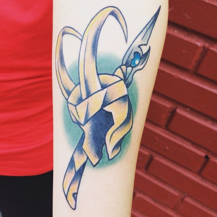 Help! I Am Getting A Loki Tattoo. I'm Struggling With Exactly What I Want. I Want The Horns And Either His Scepter Or The Tesseract. I Am Thinking Of Going With Something 736_x_736_jpg