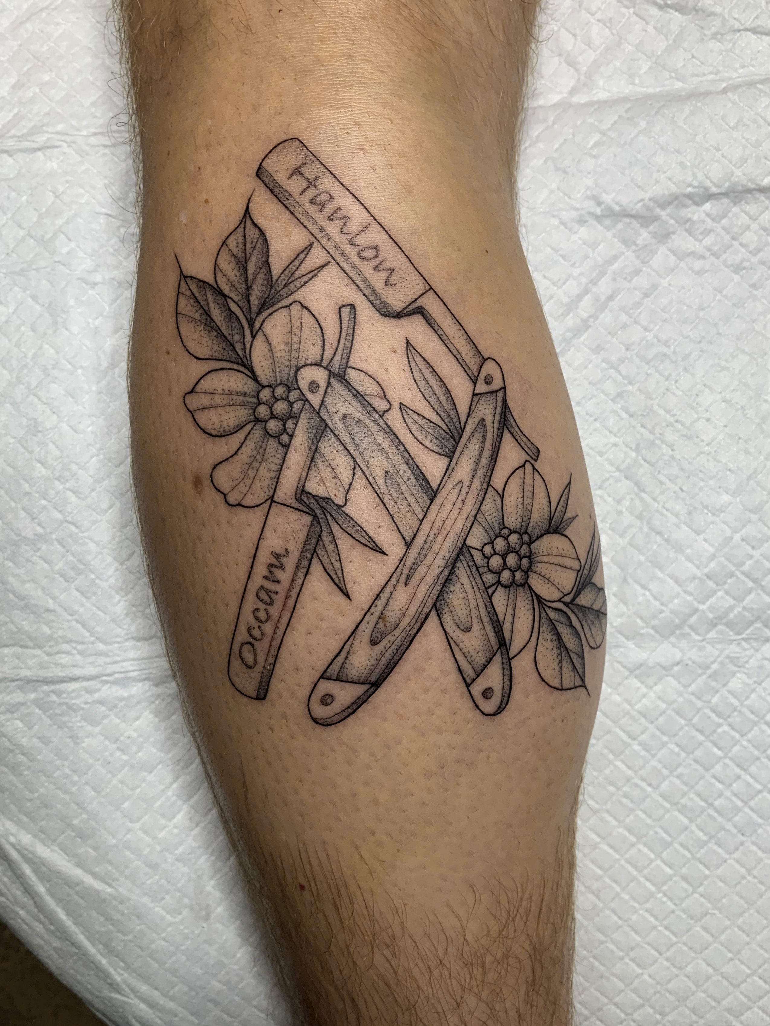 Hanlon's razor tattoo