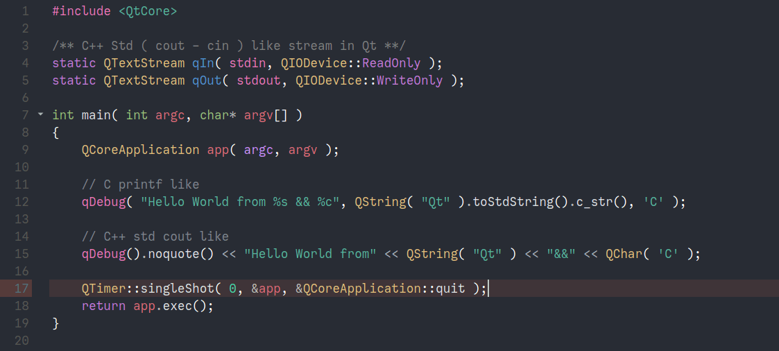 Onedark Pro Qtcreator Syntax Color Theme R Qtframework