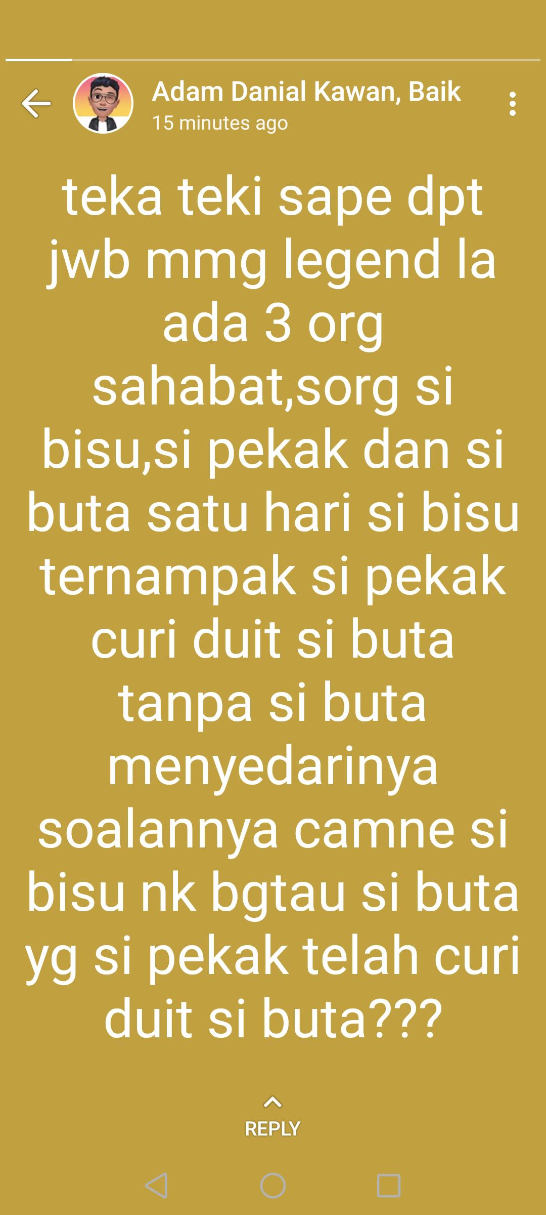 Teka teki dan jawapan