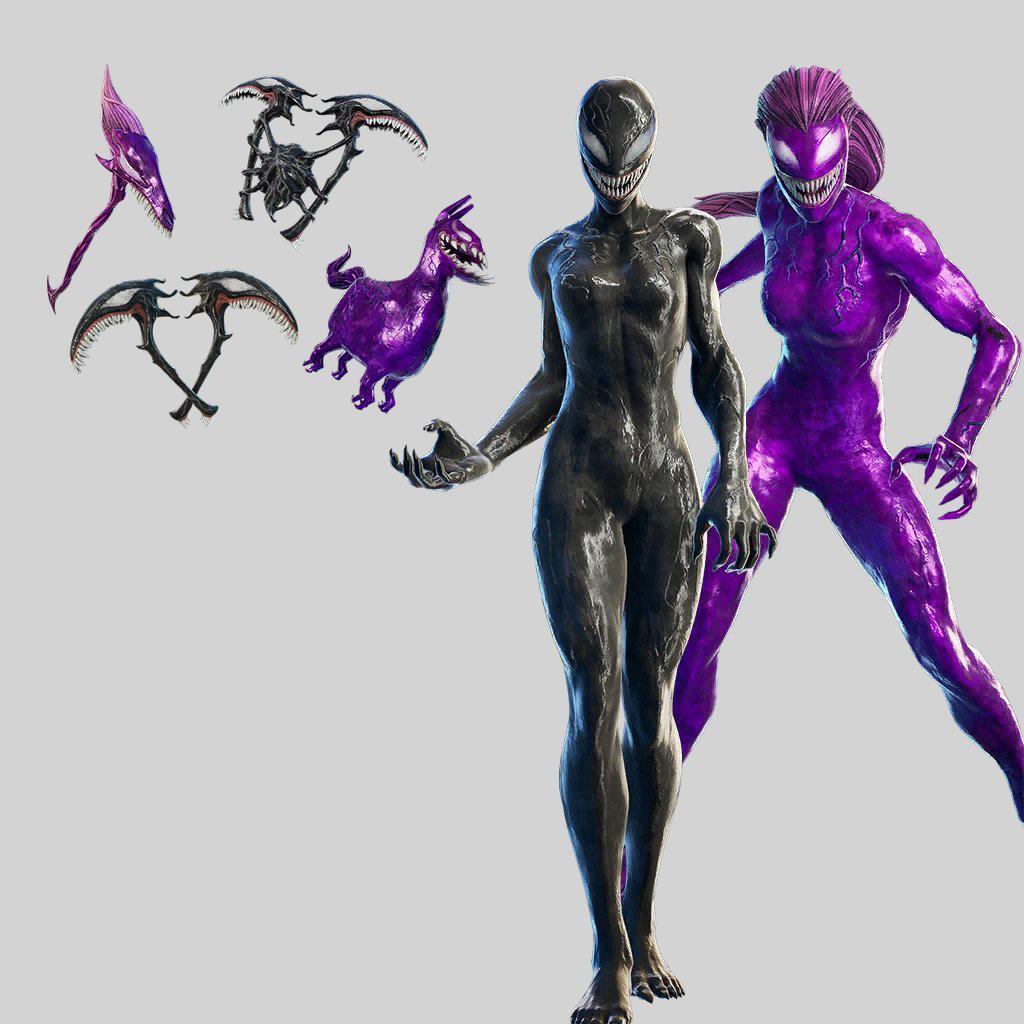 SHE-VENOM & AGONY BUNDLE! Via: (@SpushFNBR) : rFortniteLeaks Symbiote designs