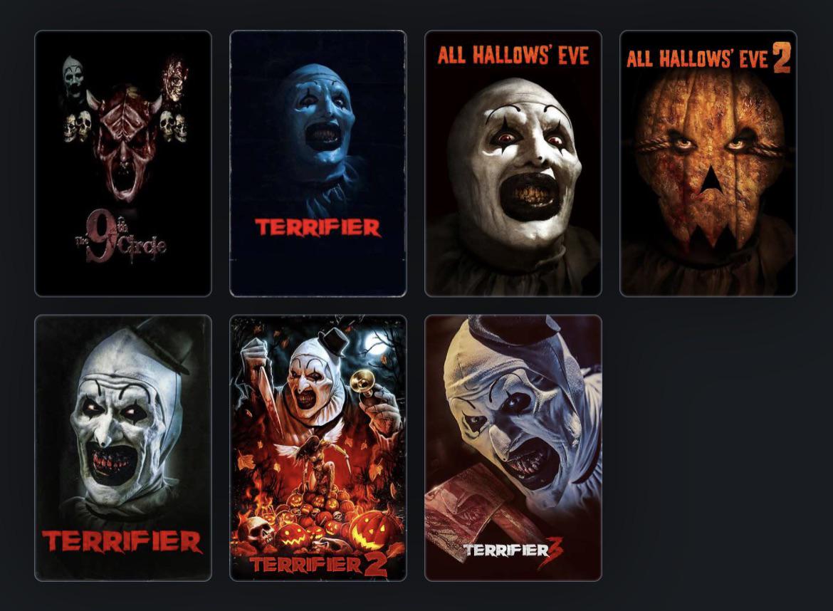 How many terrifier movies are there