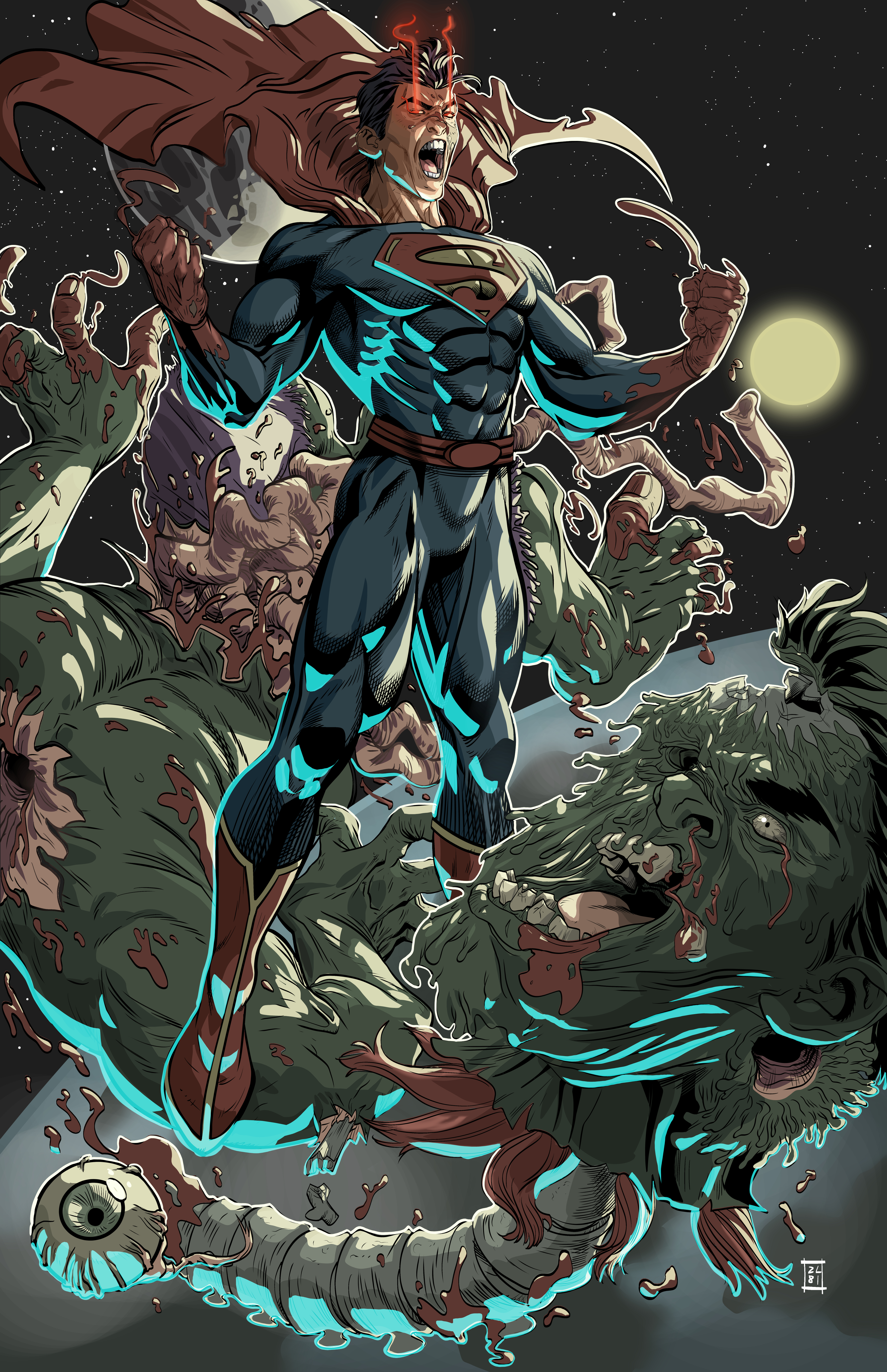 Hulk Vs Superman By Julian Shaw Me I Was Told To Make It Brutal Nsfw Comicbooks