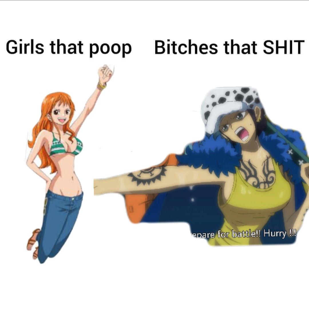 Nami pooping