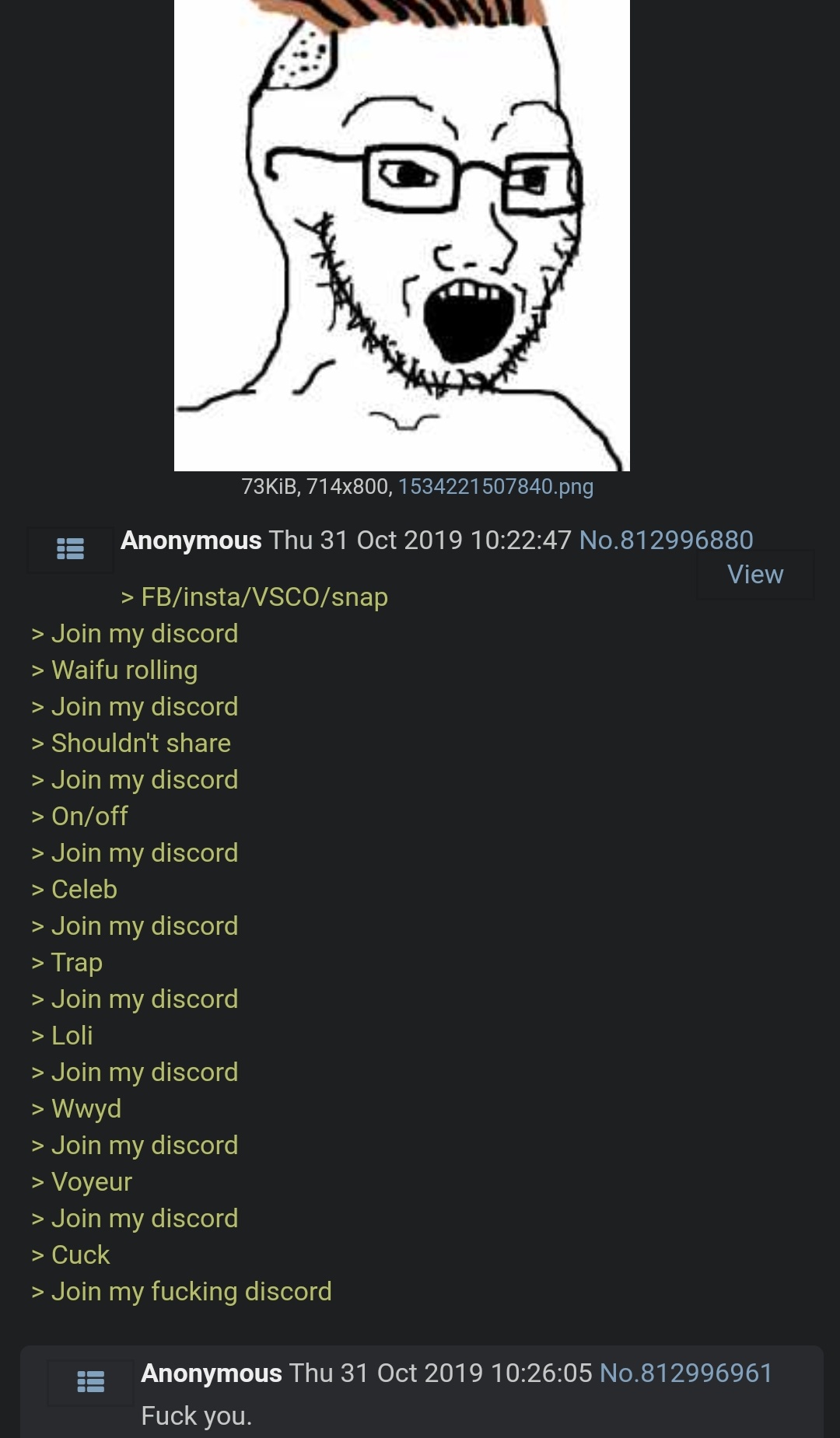 Voyeur discord