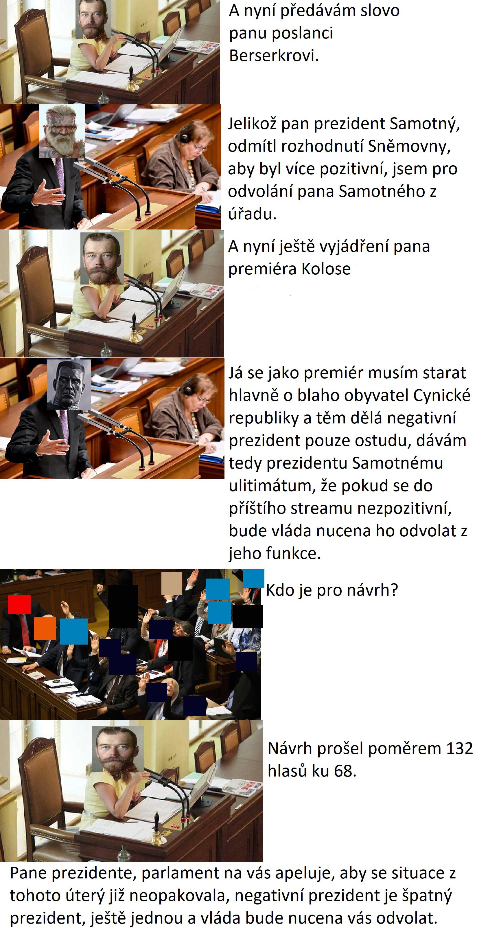 Predladam Shrnuti Stredecni Schuze Snemovny Parlamentu Cynicke Republiky Podle Barevnych Ctvercu A Jejich Porovnani Se Slozenim Parlamentu Par Postu Pod Timto Poznate Strany Cynddit