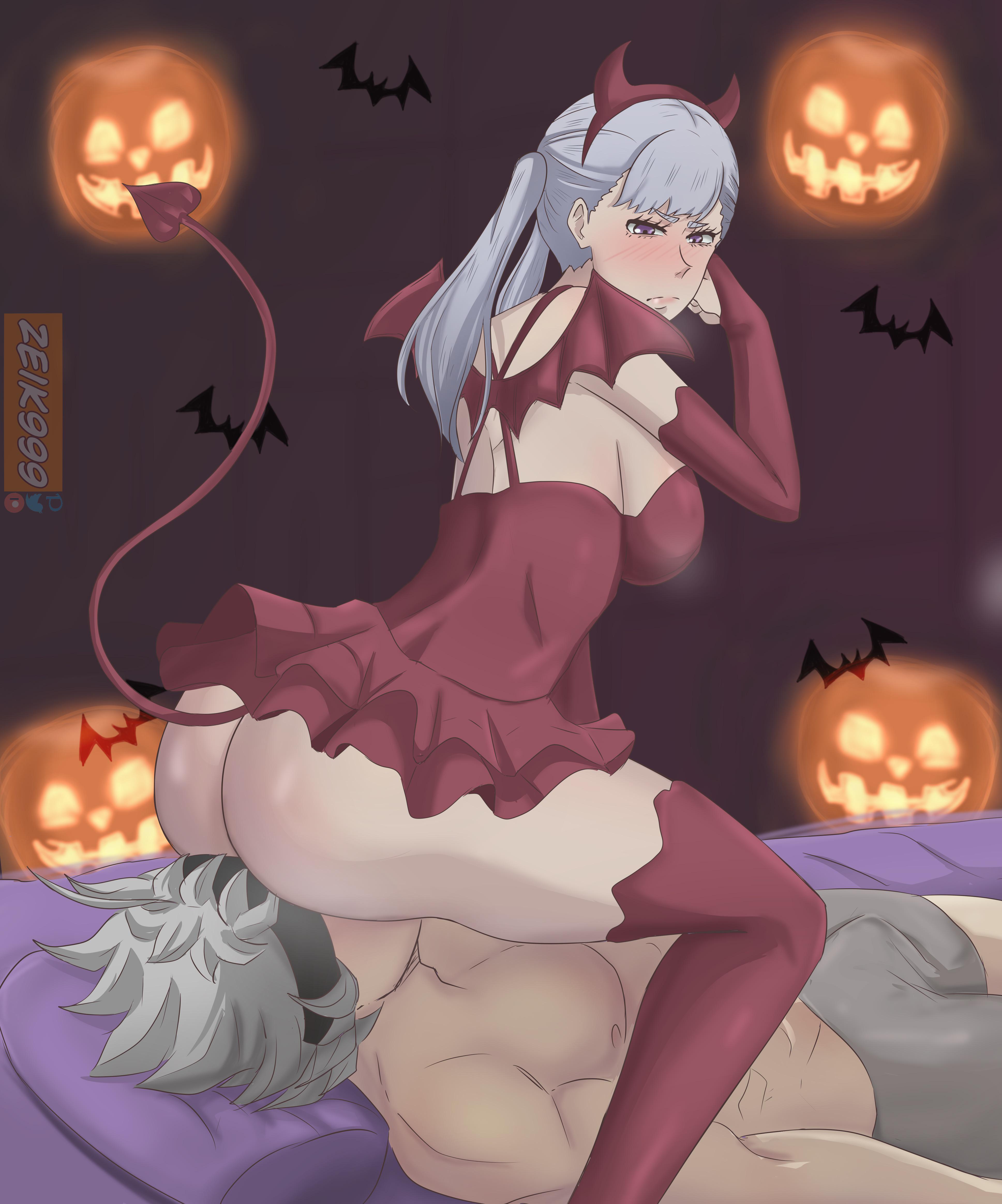 black clover facesitting