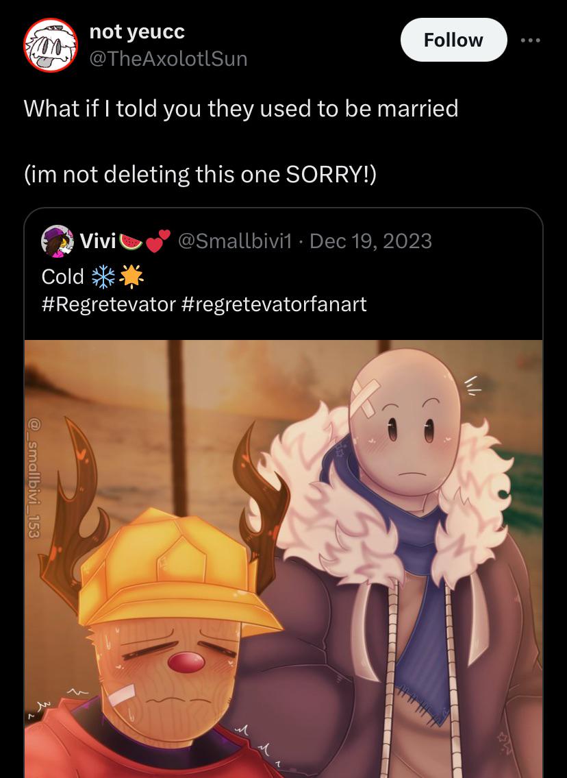 wallter and mannequin mark is couple  : rregretevator