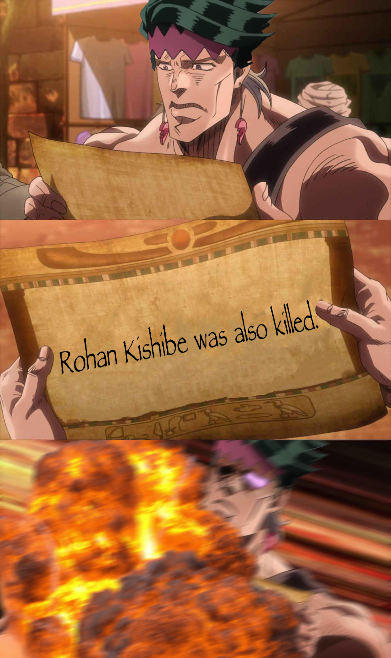Rohan kishibe porn meme