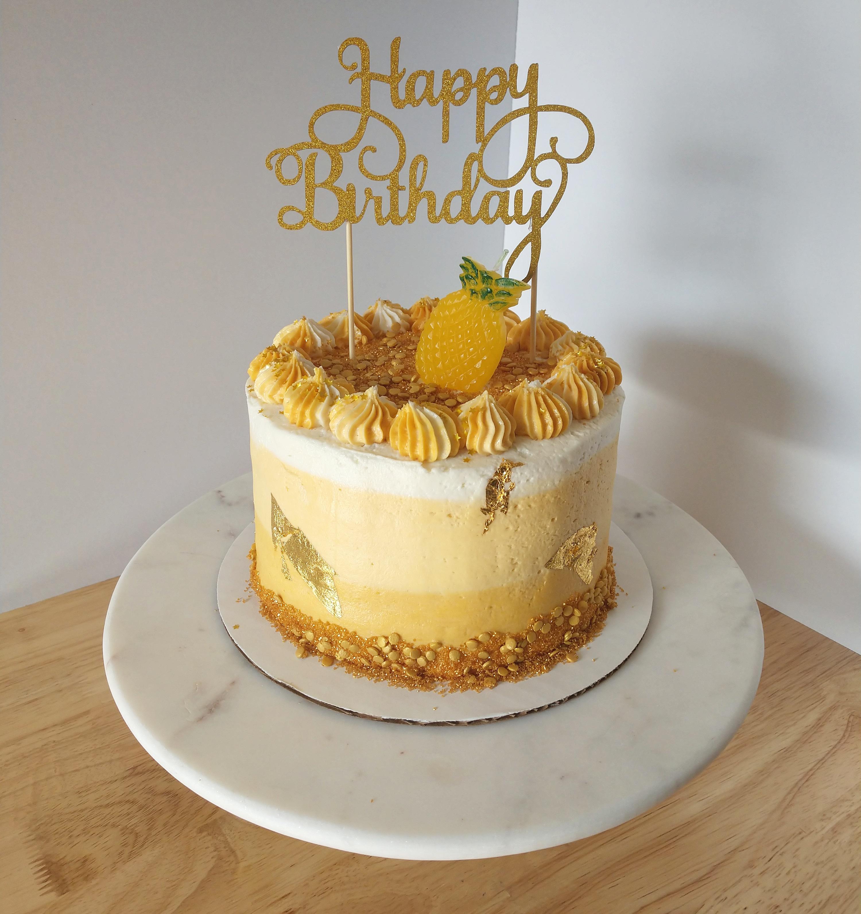 Cakes for golden birthday