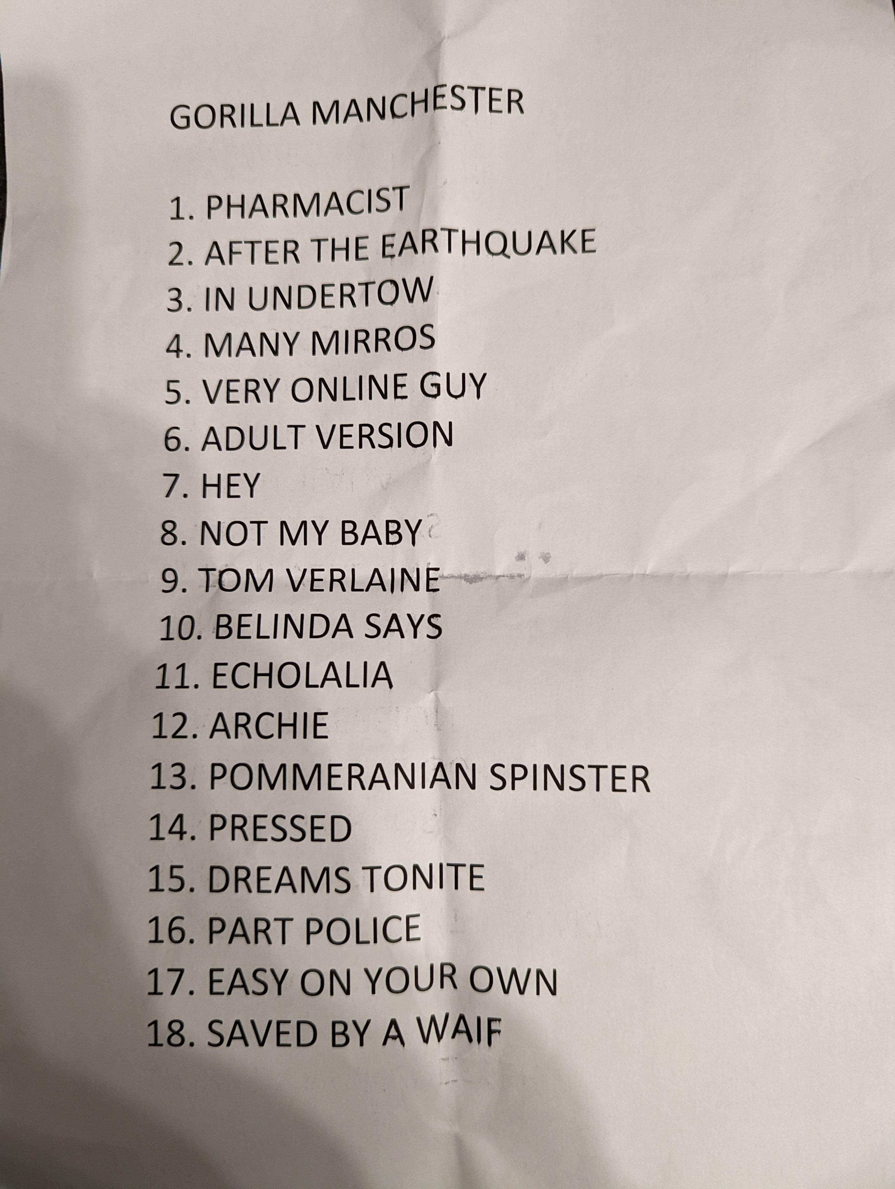 Glorilla setlist