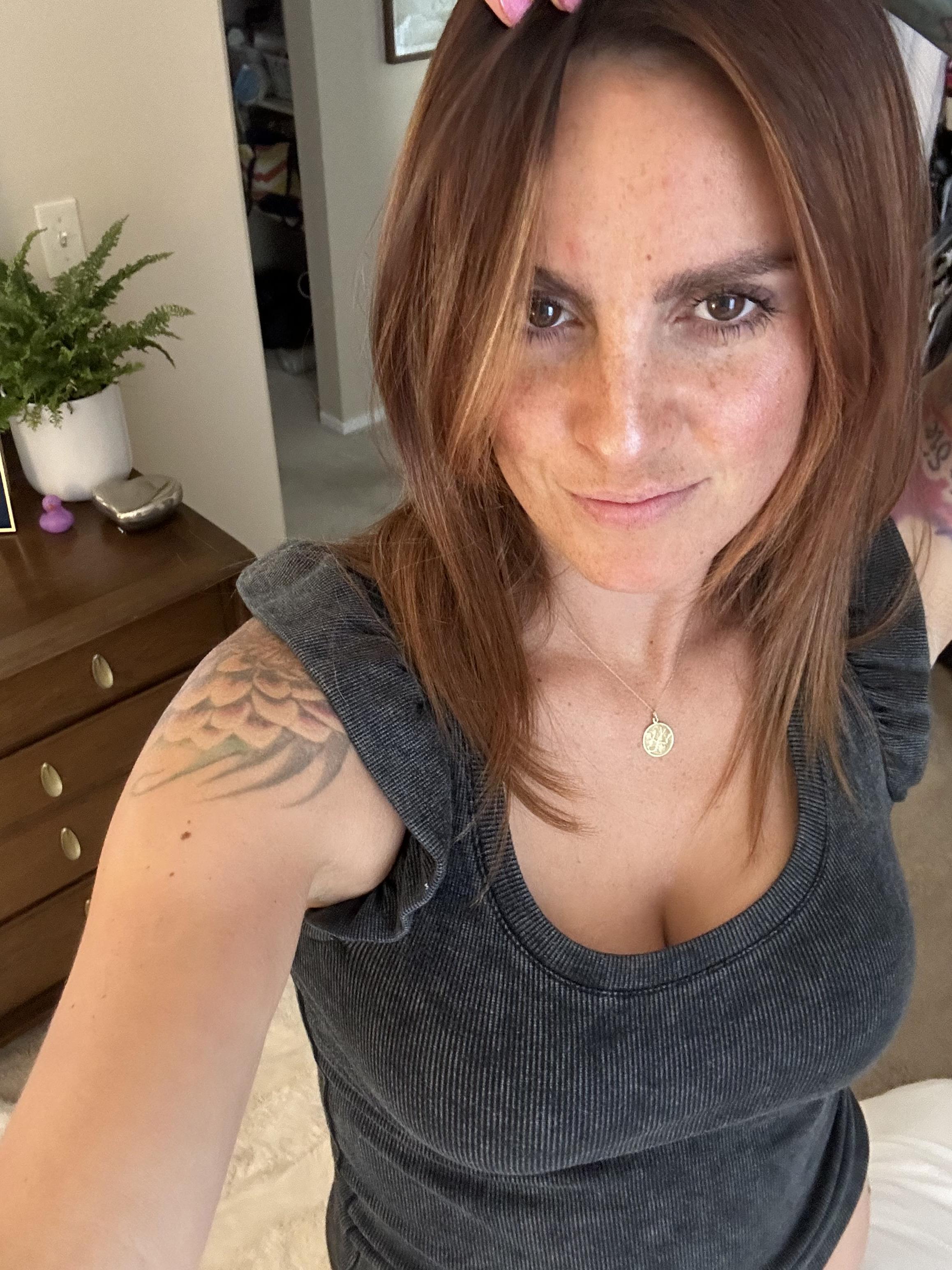 Milf with freckles