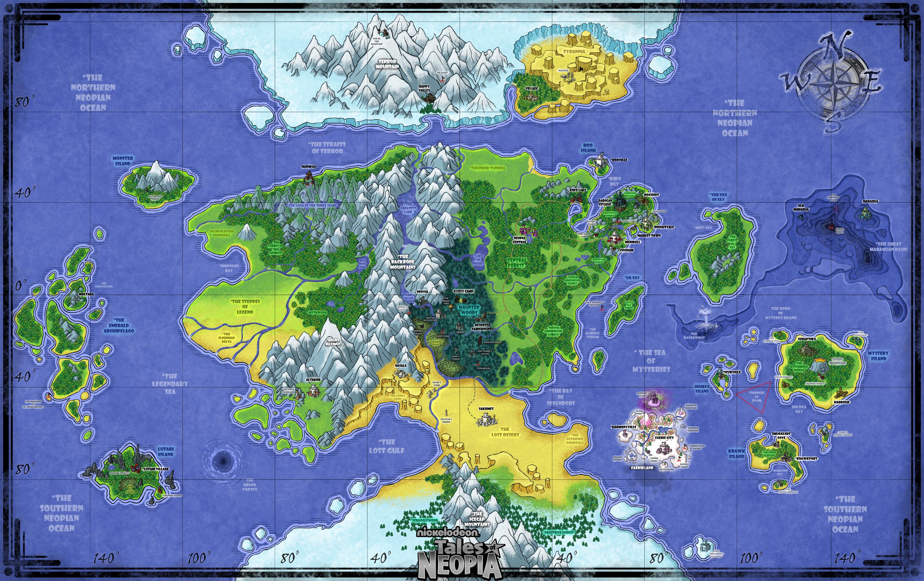 Map of neopia