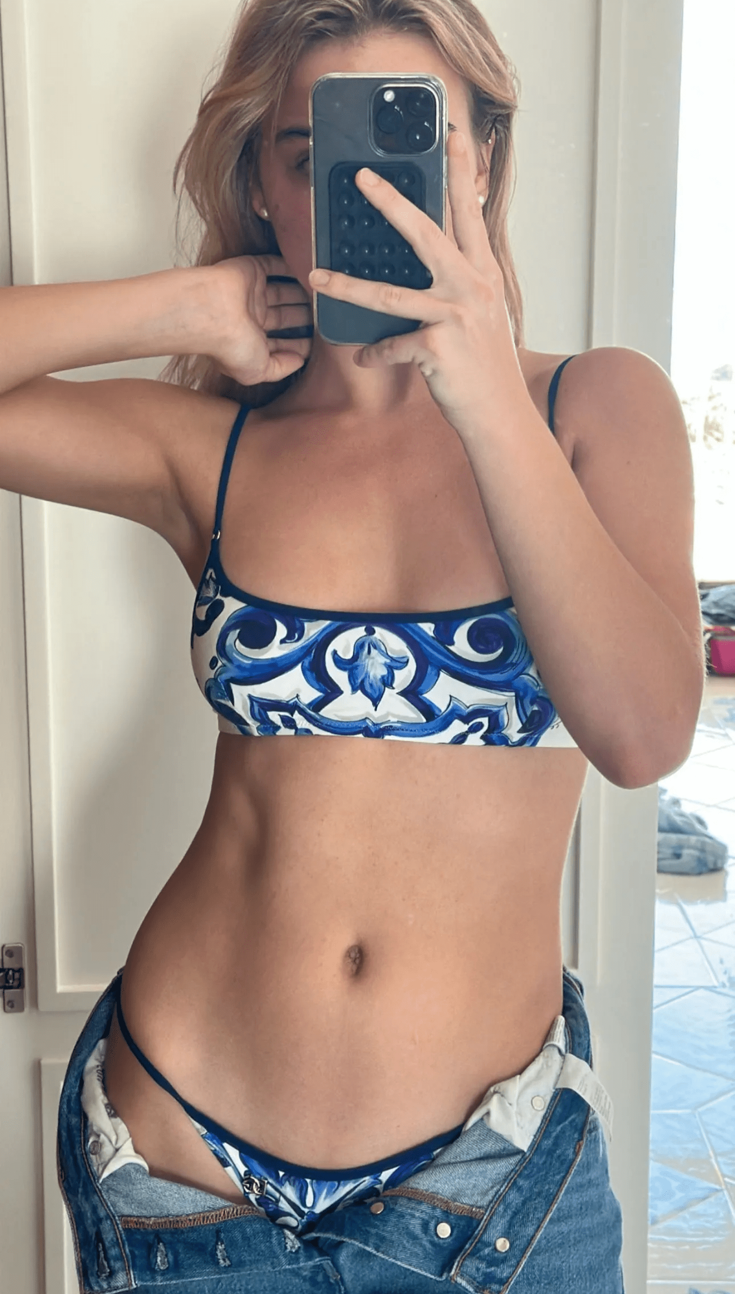 Emma Brooks McAllister : runbuttoneddenim Emma brooks nipple