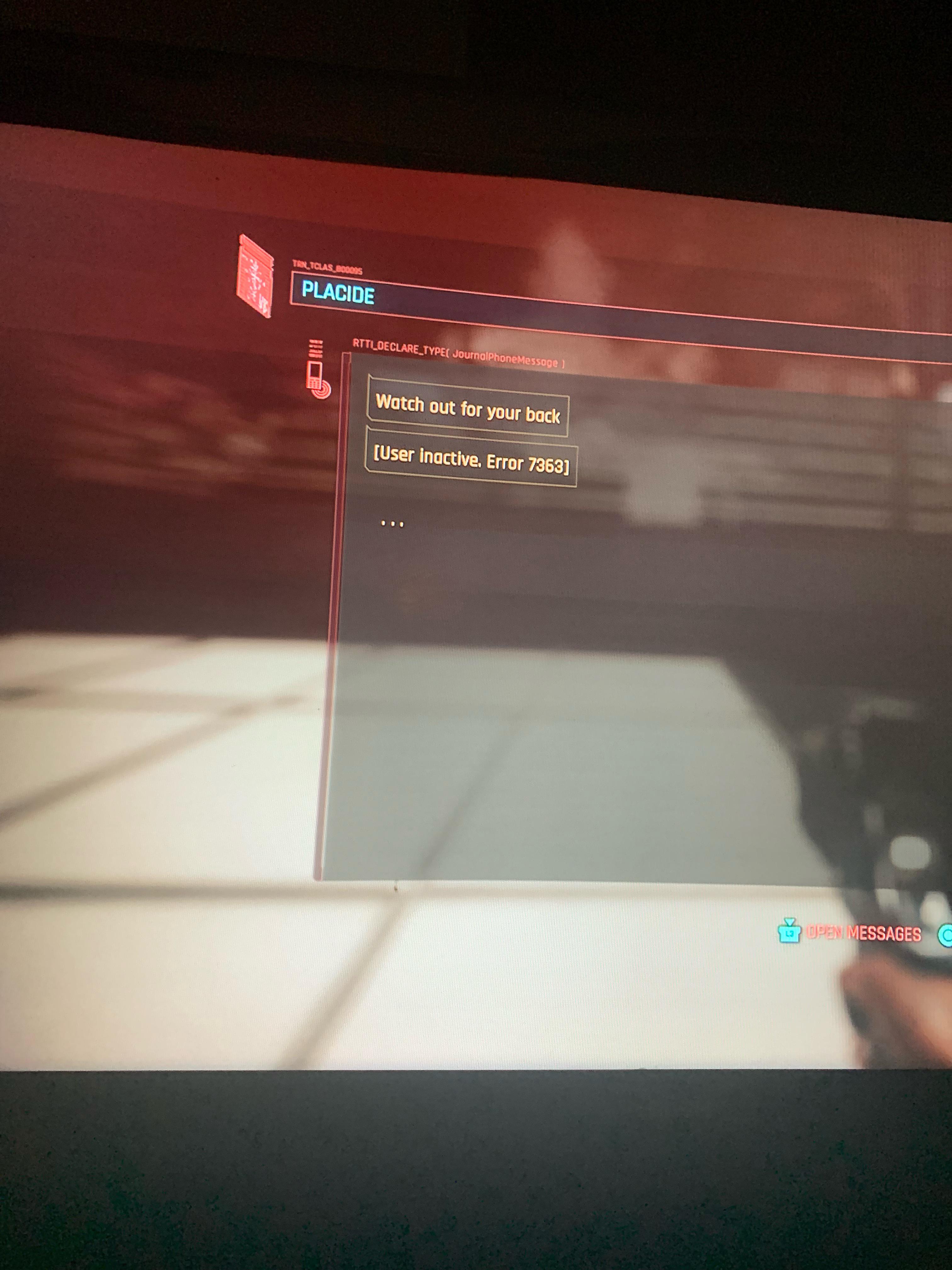 Placide message watch out for your back