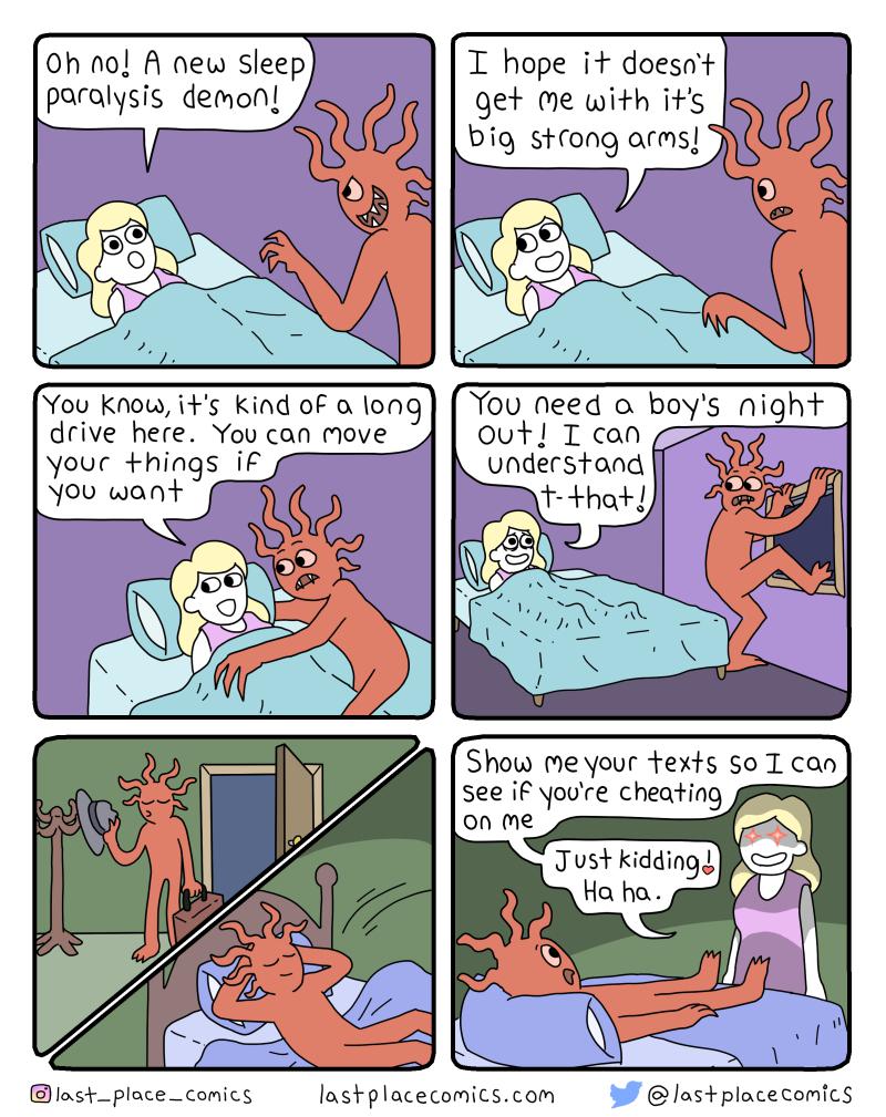 Sleep paralysis demon mommy comic