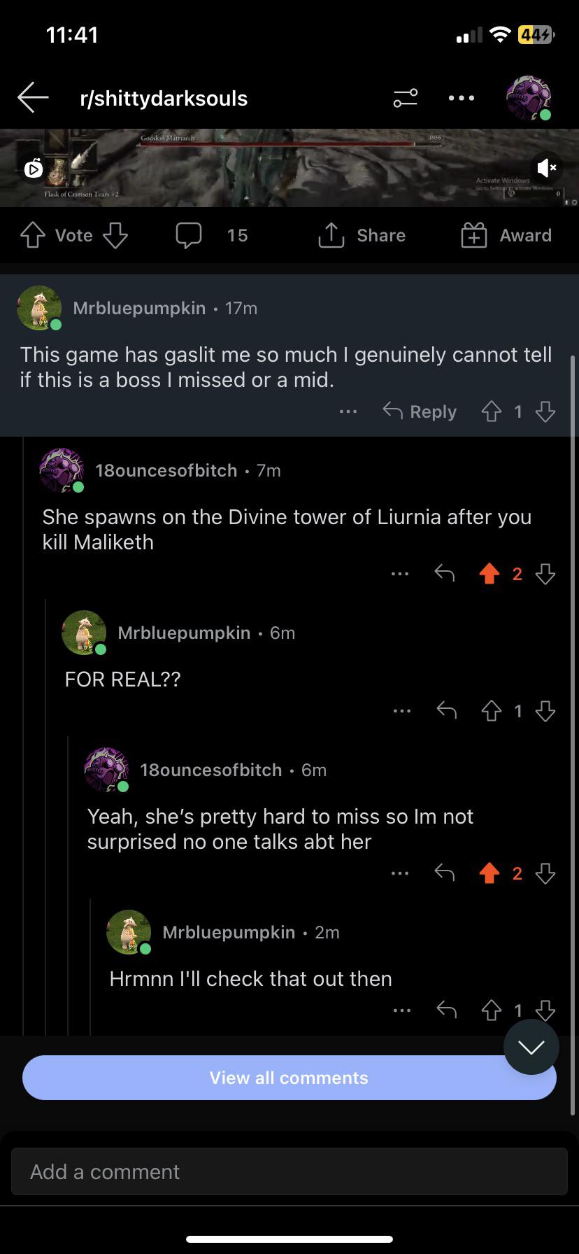 Just gaslit this poor man into believing godskin mommy is real : r/shittydarksouls Mommy discord servers